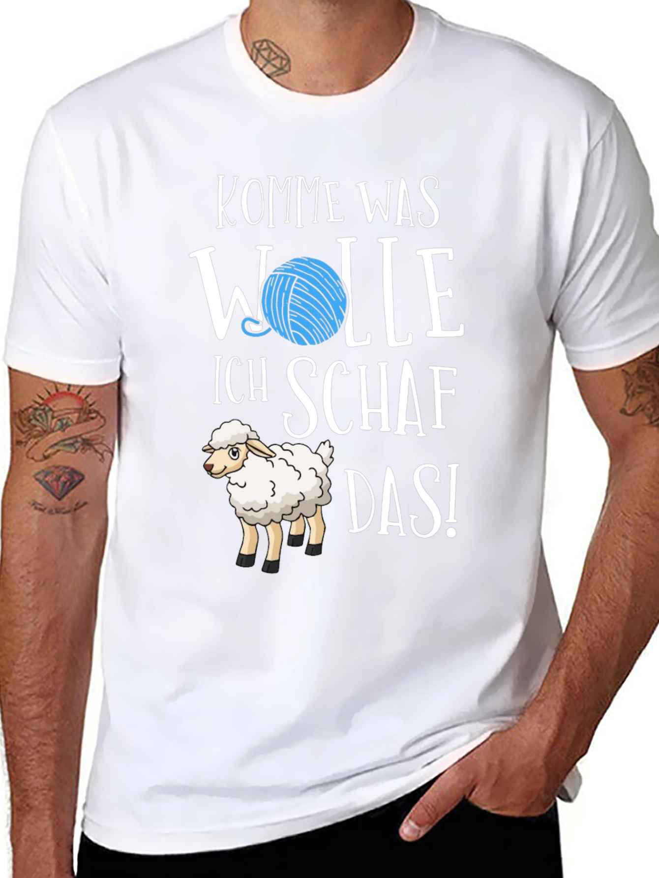 Kommе Was Wolle Ich Schaaf Das! T-Shirt