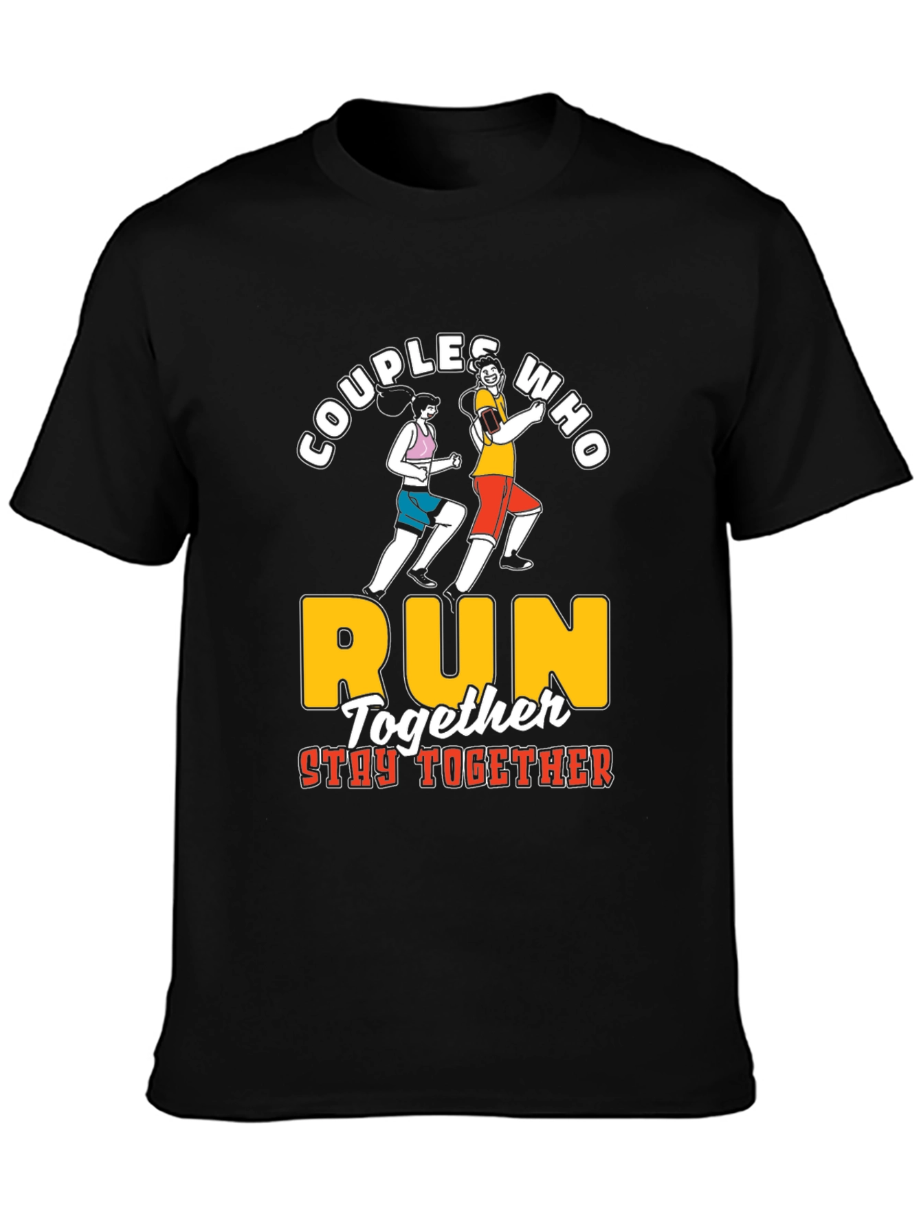 Couples Who Run Together T-Shirt