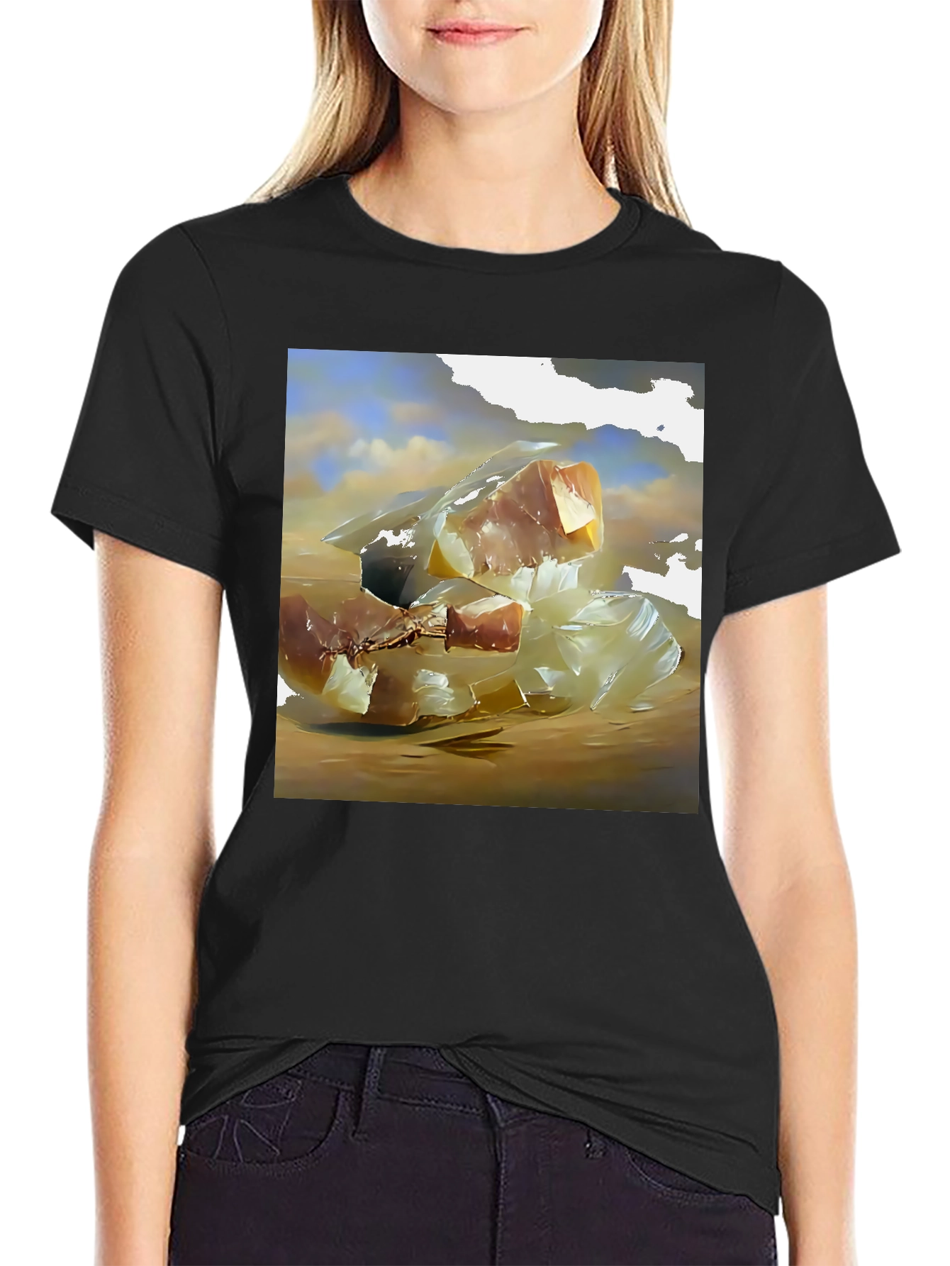 Abstract Food Art T-Shirt