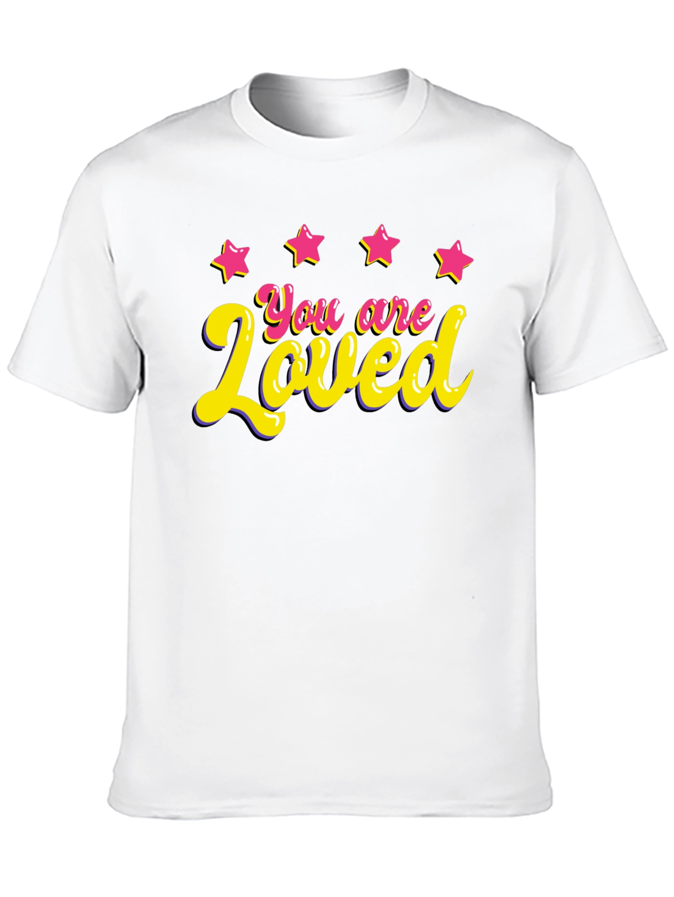 You are Loved Graphic T-Shirt - Black