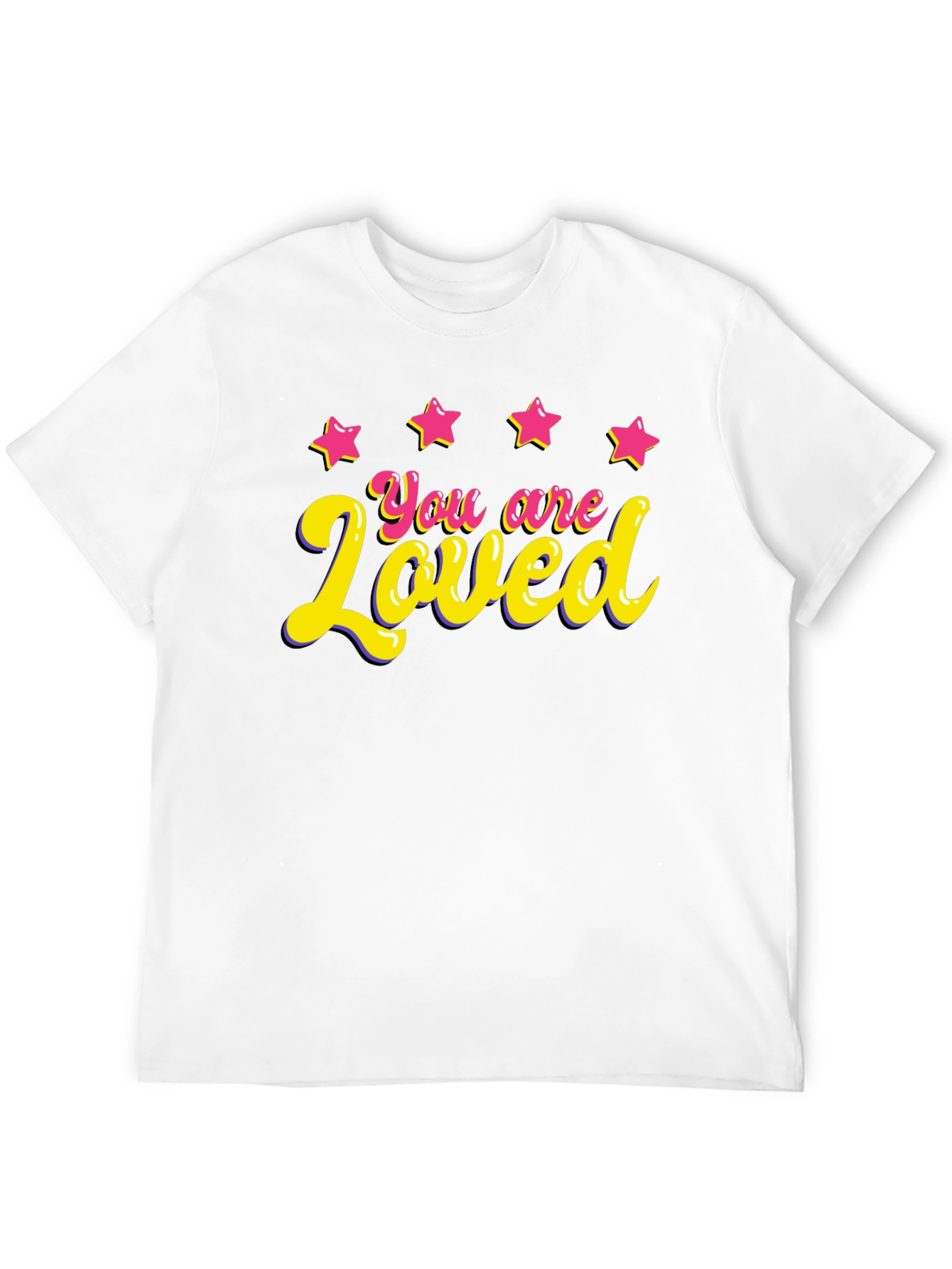 You are Loved Graphic T-Shirt - Black