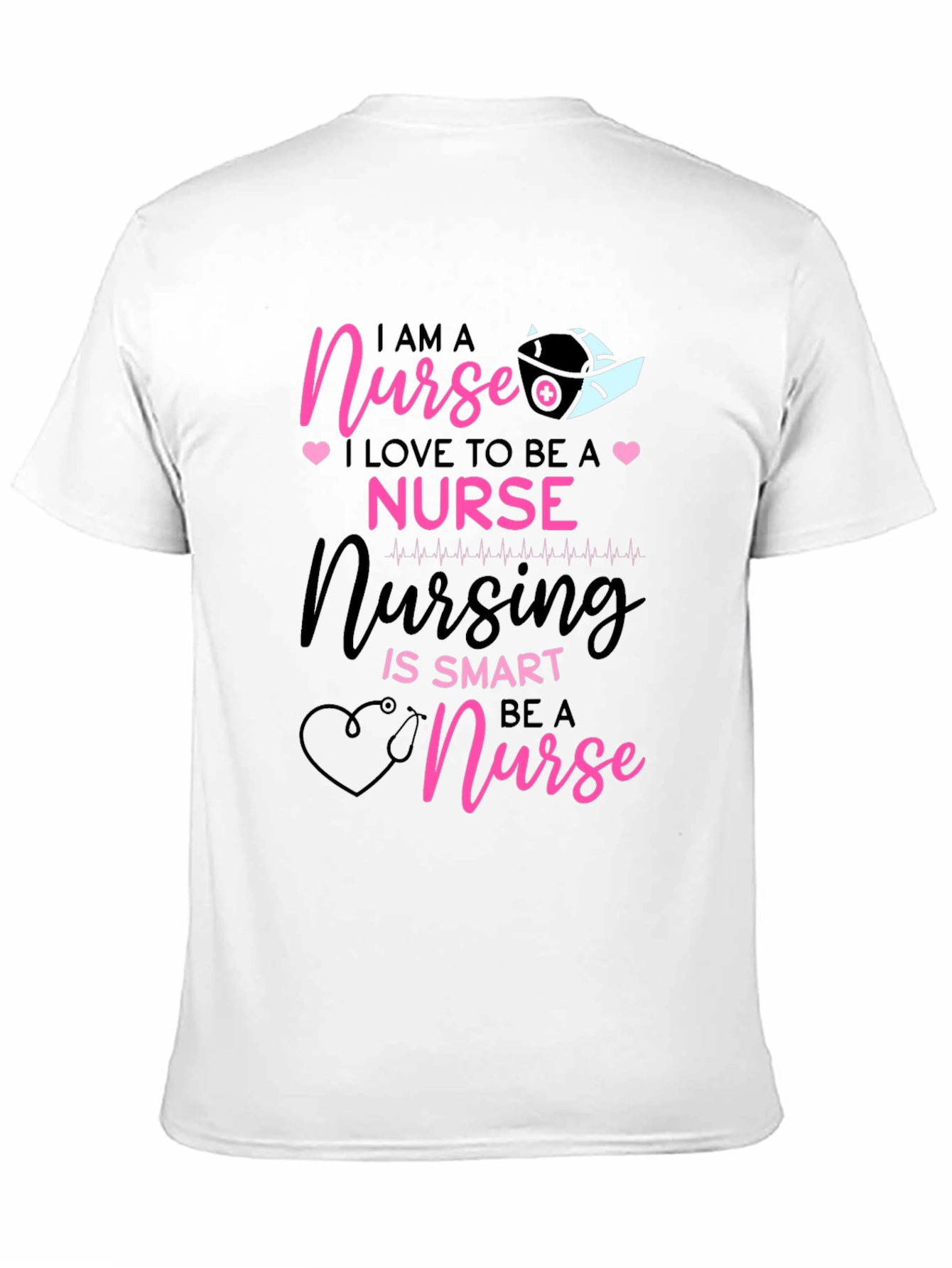 I AM A Nurse Black T-Shirt