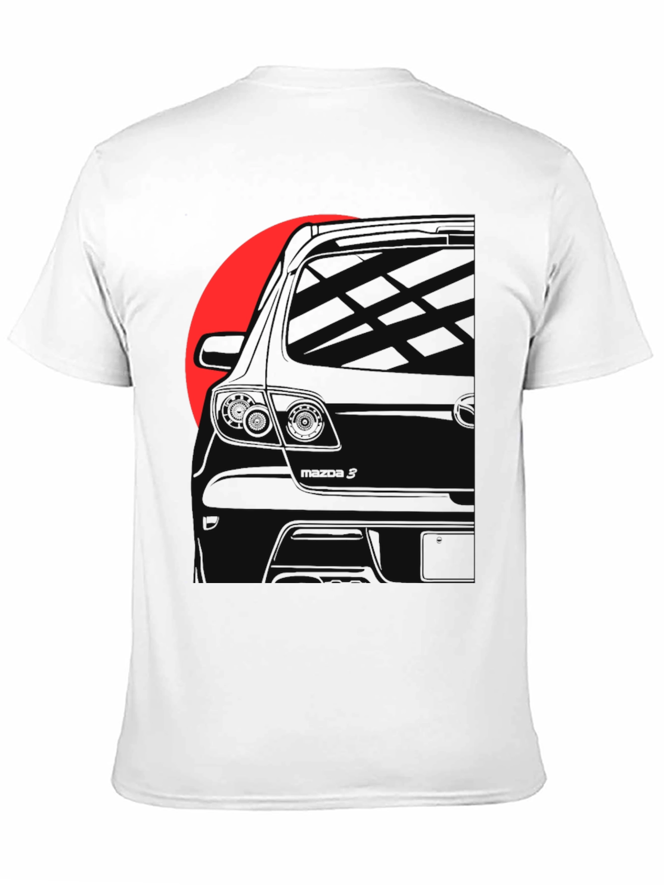 Car Silhouette Black Graphic Tee