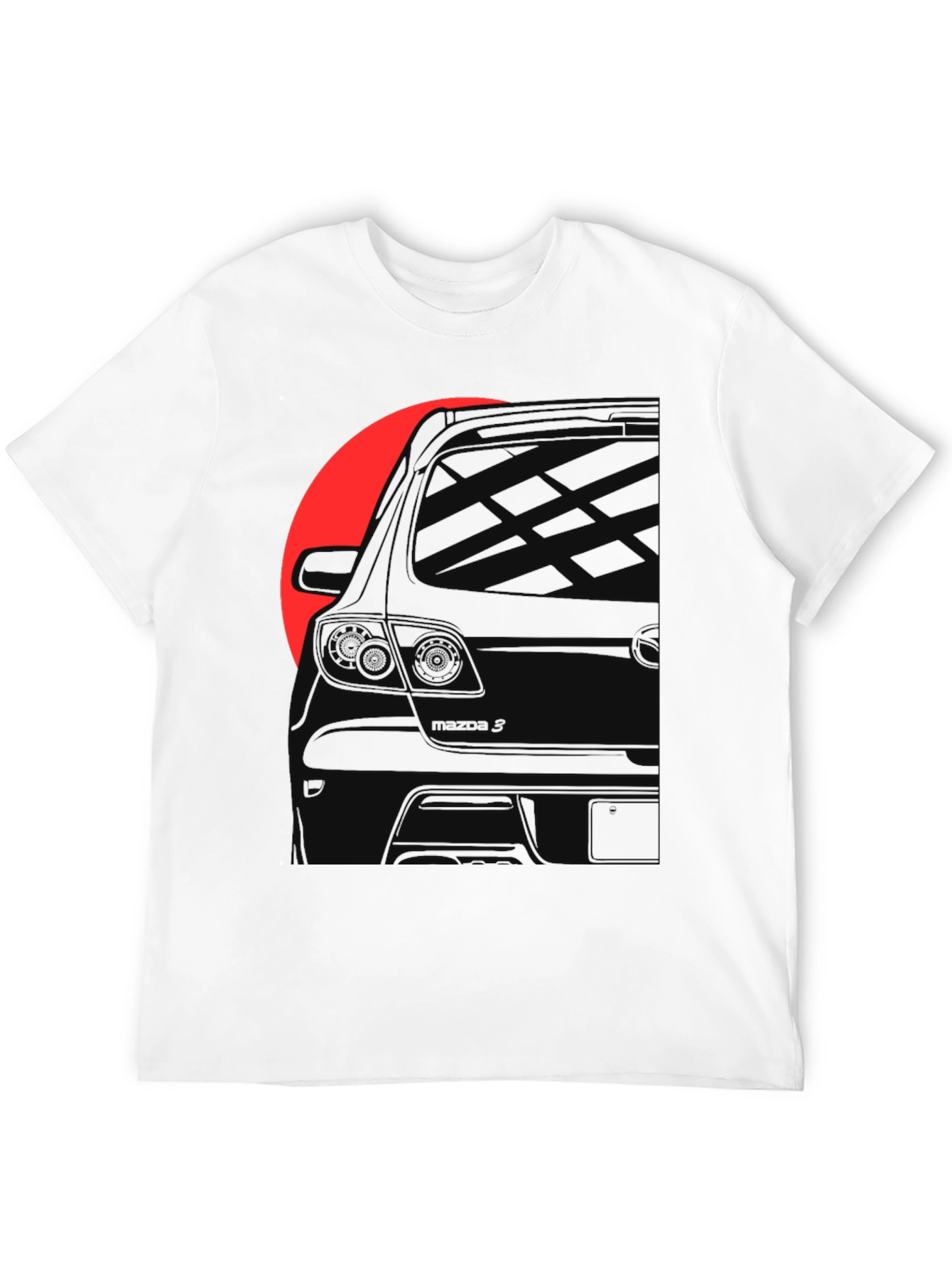 Car Silhouette Black Graphic Tee