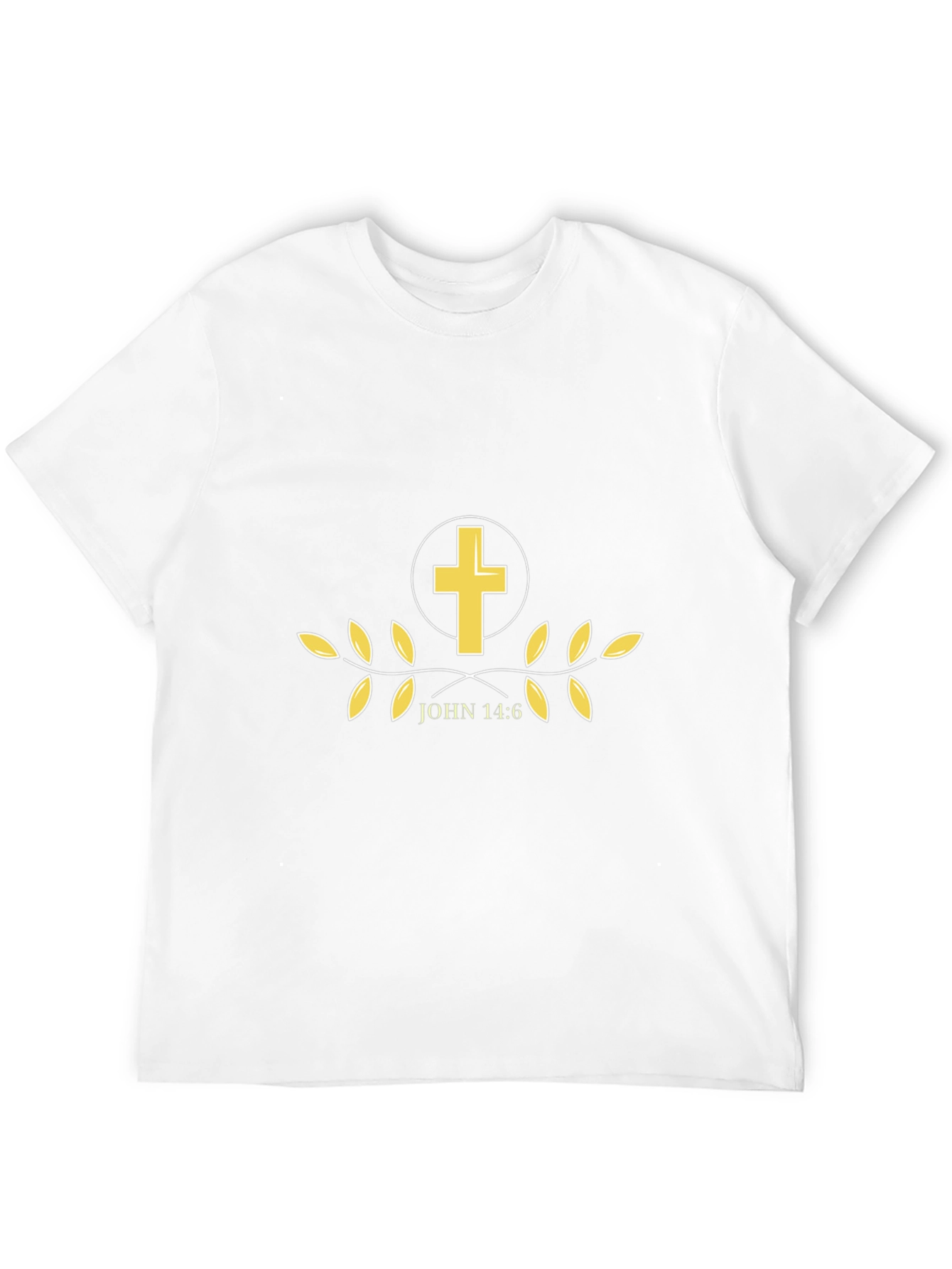 Faith-Based Black T-Shirt - John 14:6 Design
