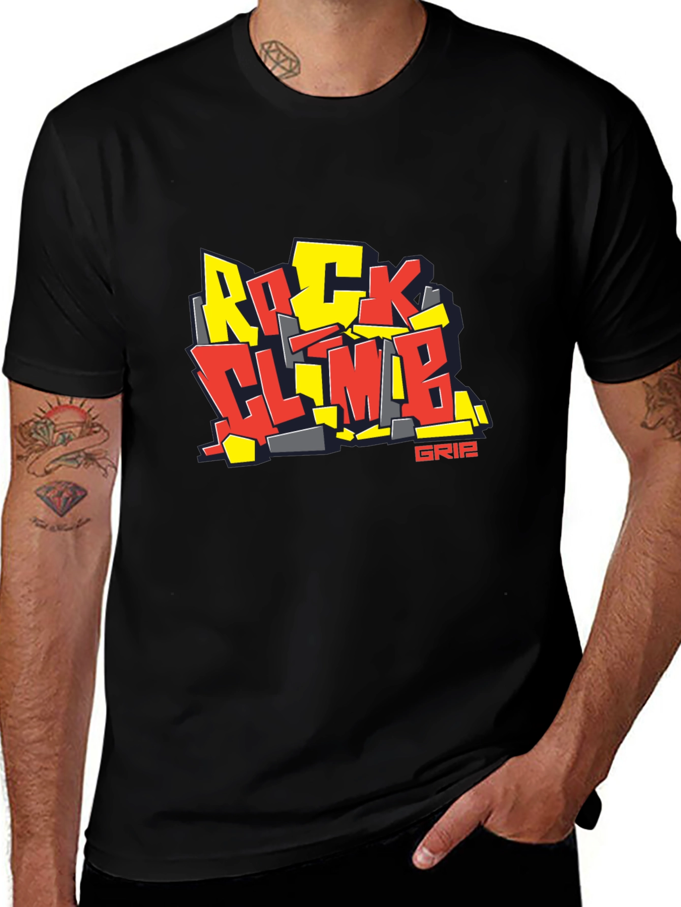 Rock Climb Grip Graphic T-Shirt