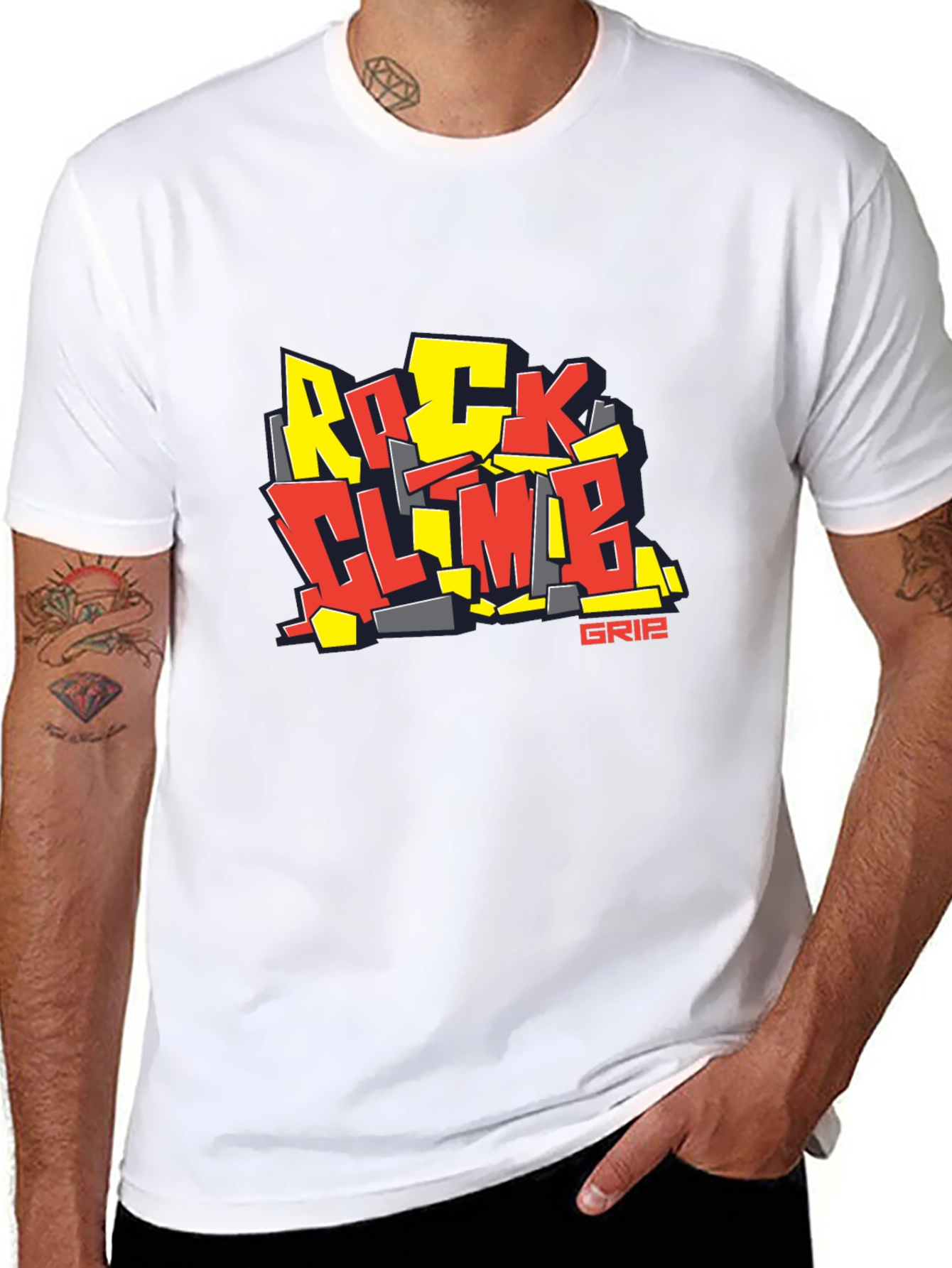 Rock Climb Grip Graphic T-Shirt