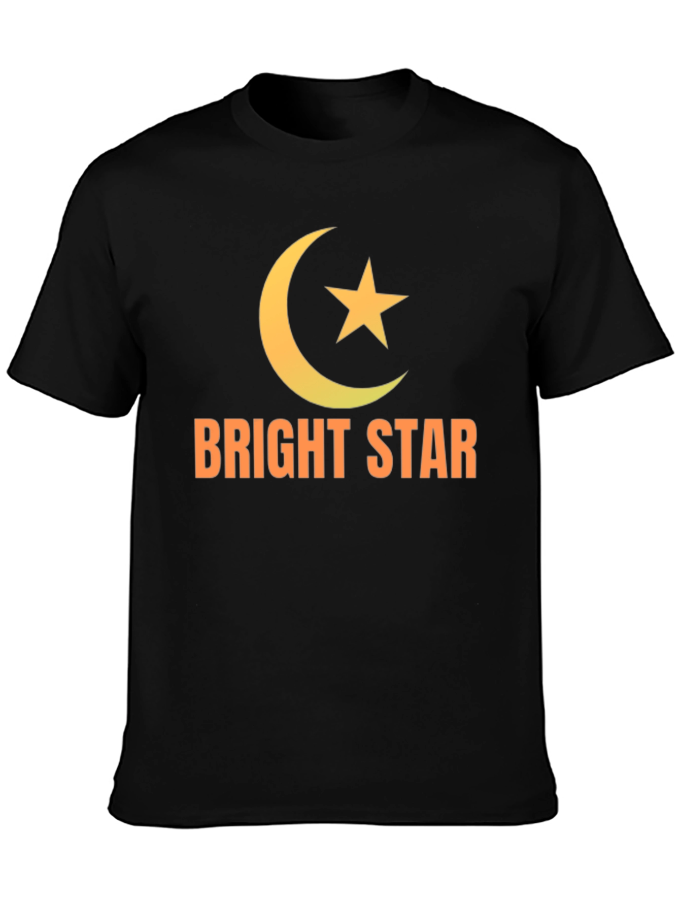 Bright Star Graphic T-Shirt - Black