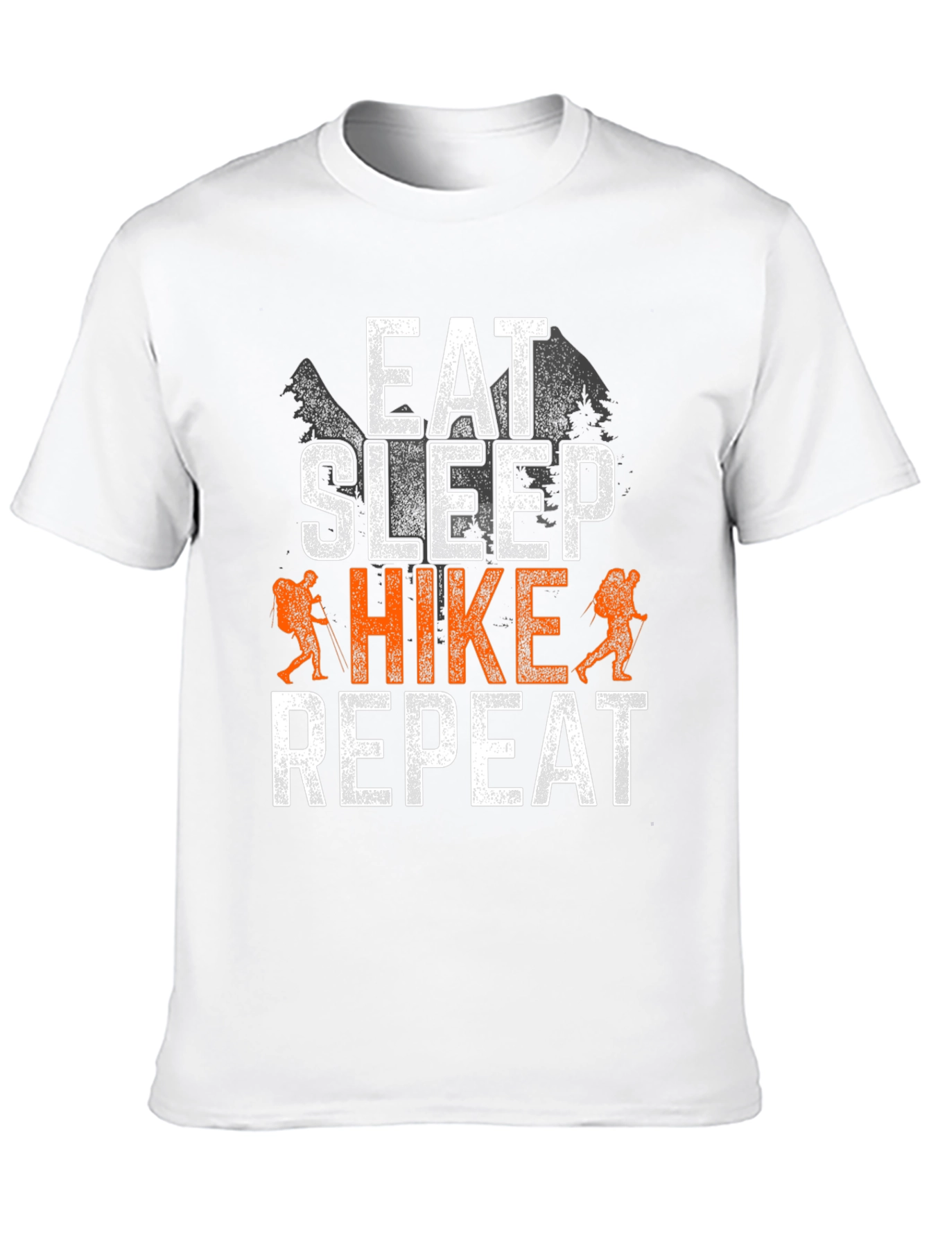 Eat Sleep Hike Repeat Black T-Shirt