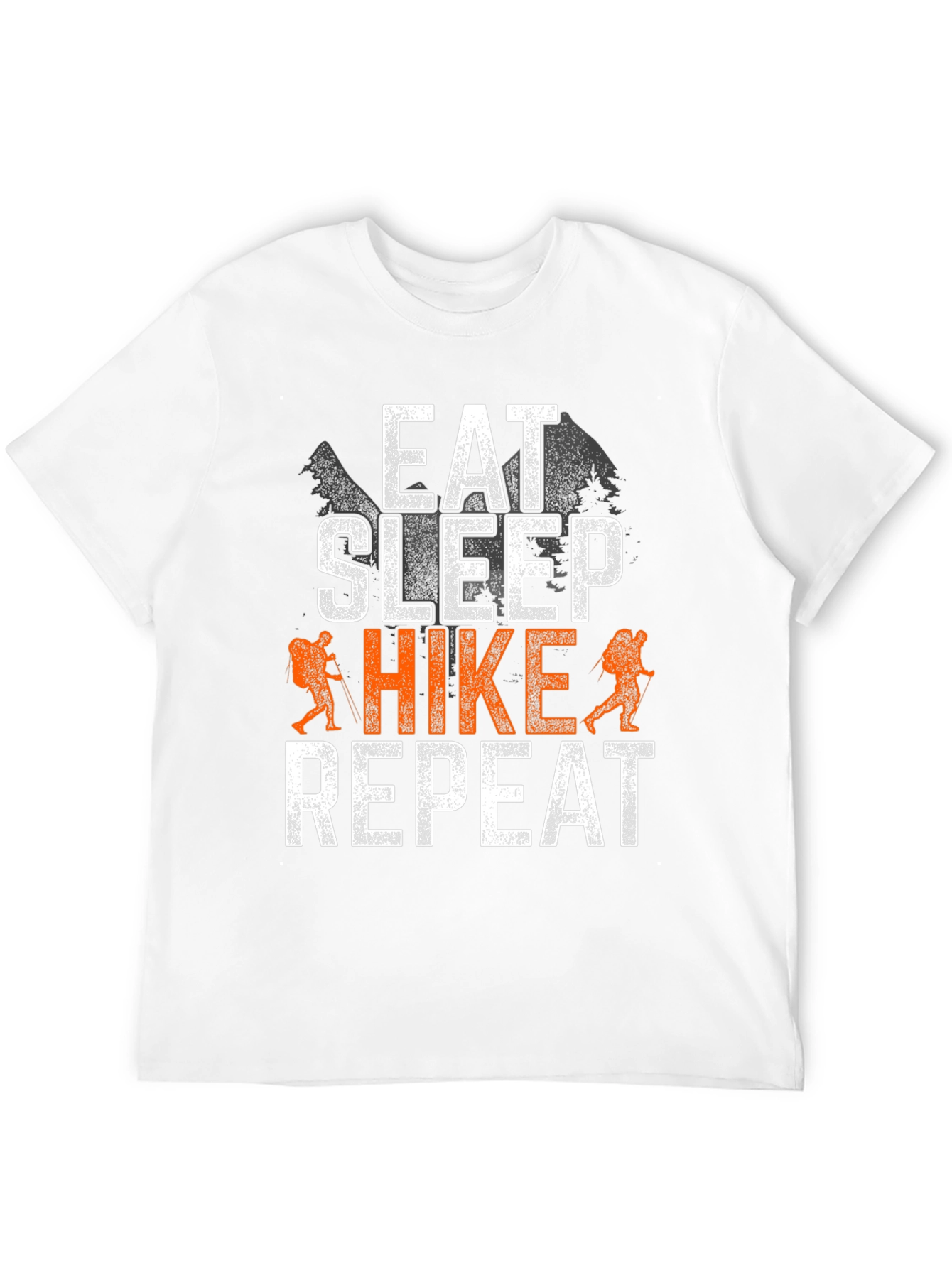 Eat Sleep Hike Repeat Black T-Shirt