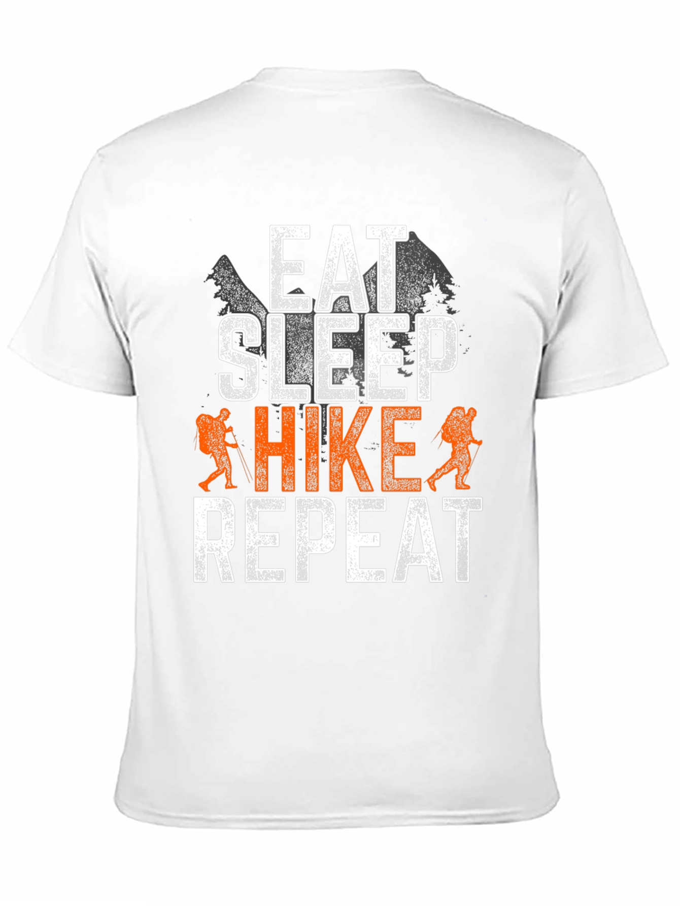 Eat Sleep Hike Repeat Black T-Shirt