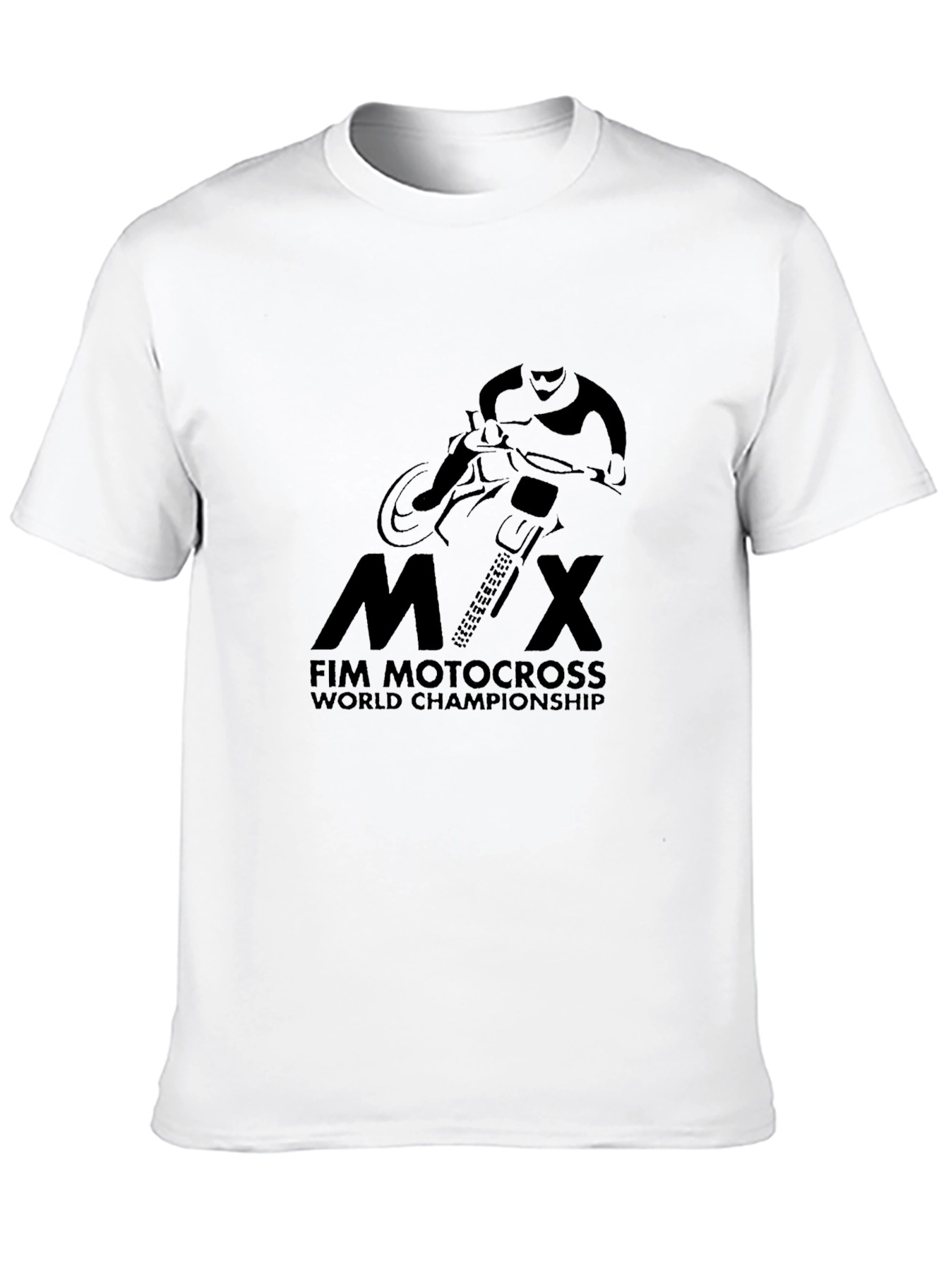 FIM Motocross World Championship Black T-Shirt