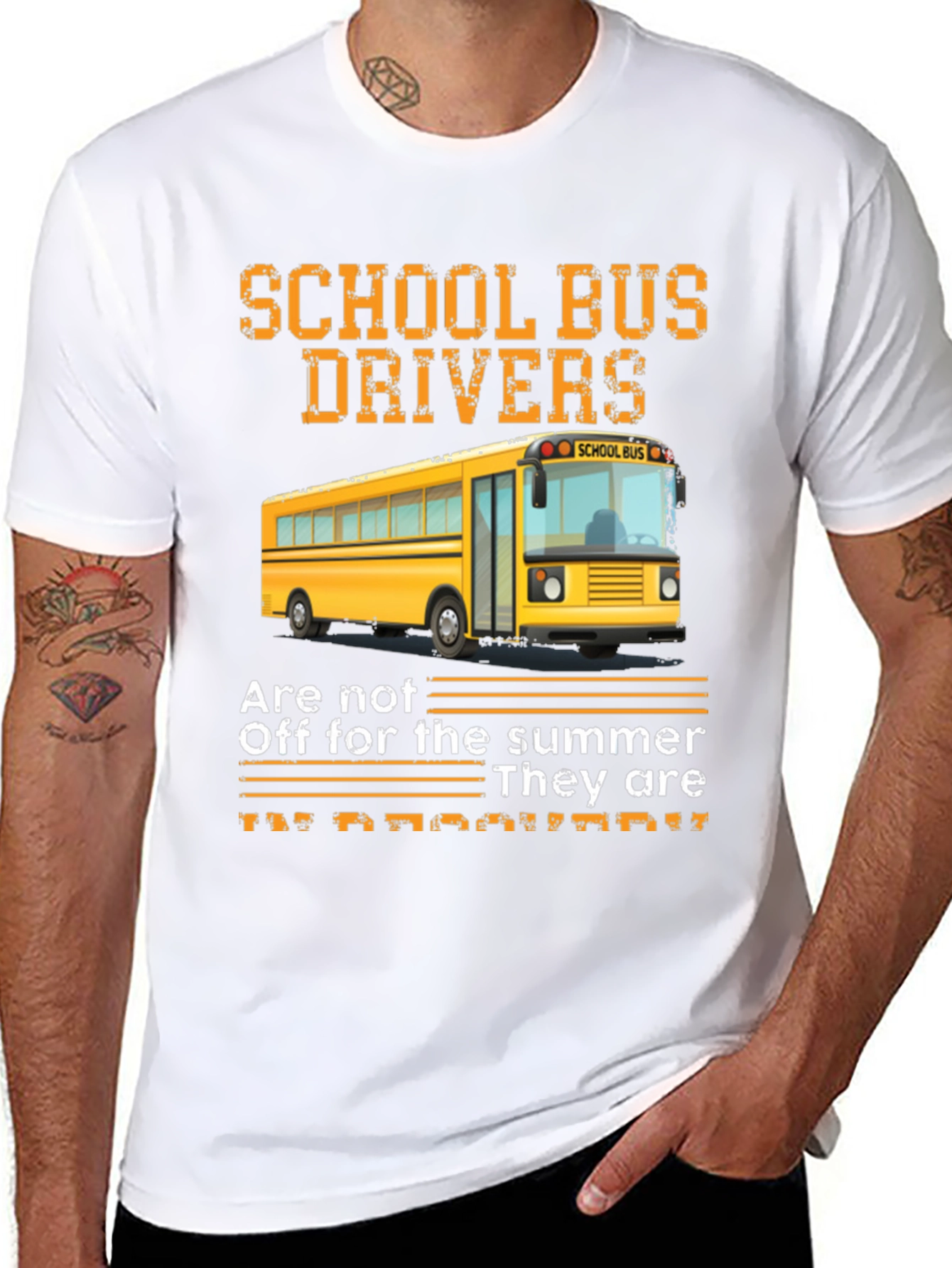 School Bus Driver T-Shirt - Summer Edition