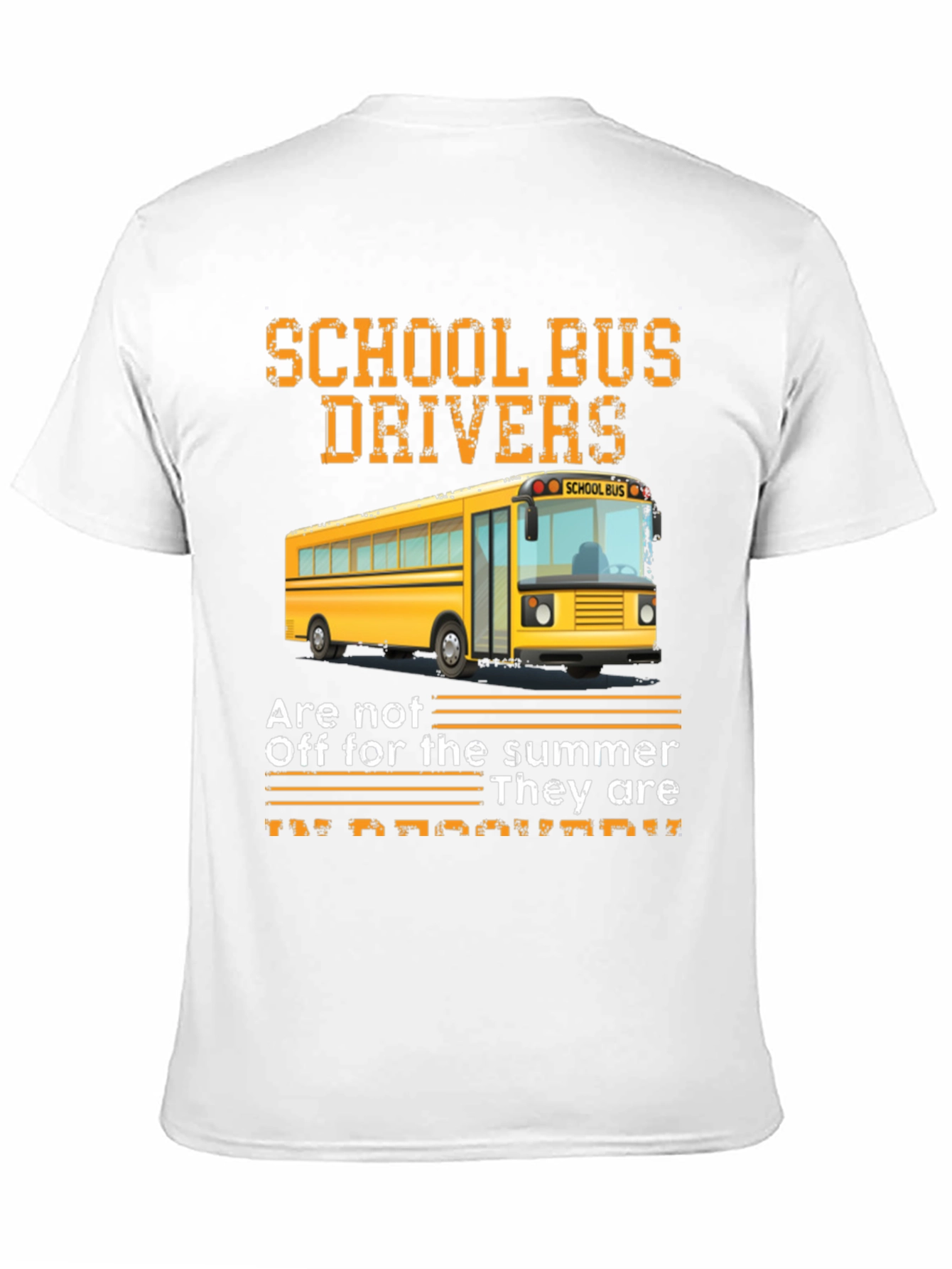 School Bus Driver T-Shirt - Summer Edition