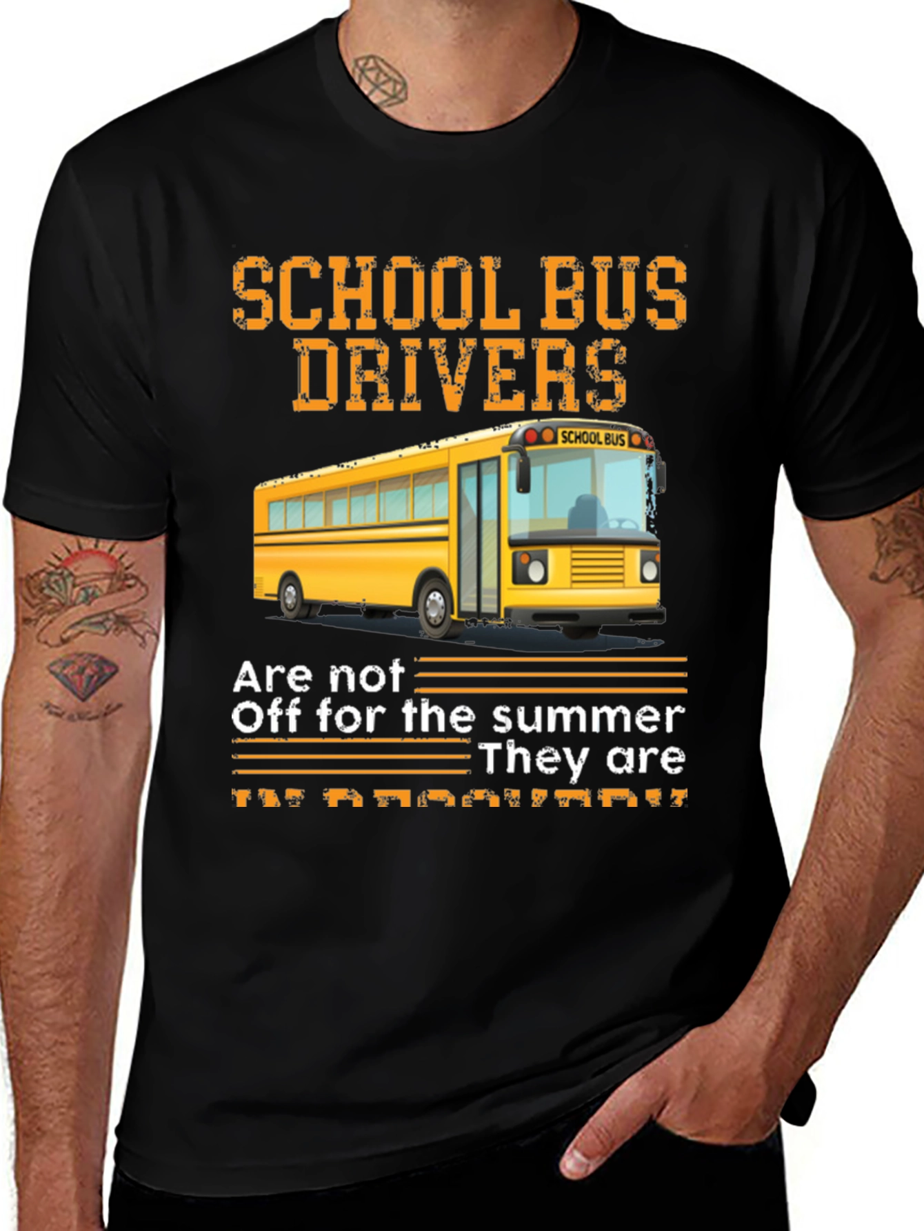 School Bus Driver T-Shirt - Summer Edition