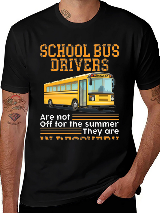 School Bus Driver T-Shirt - Summer Edition
