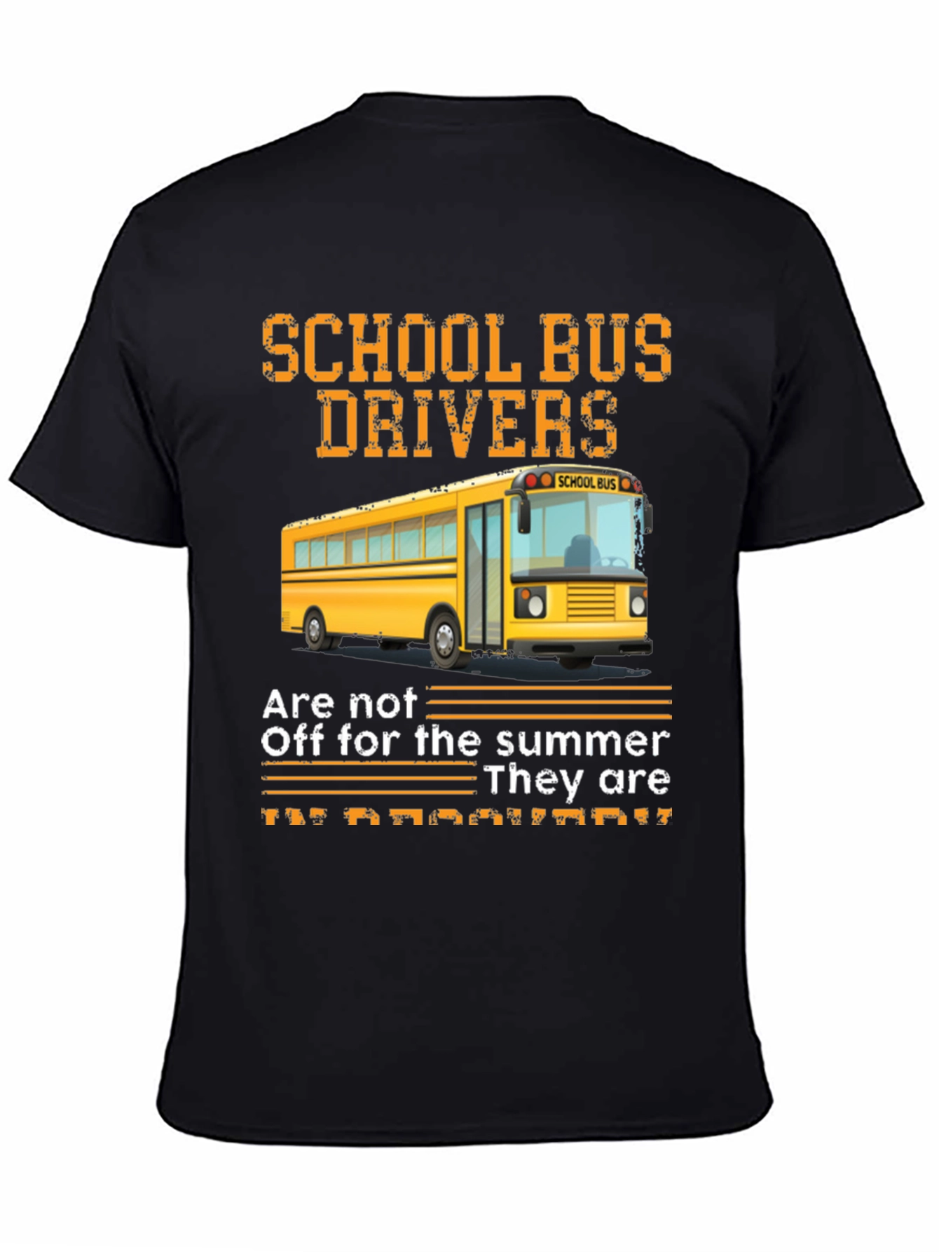 School Bus Driver T-Shirt - Summer Edition
