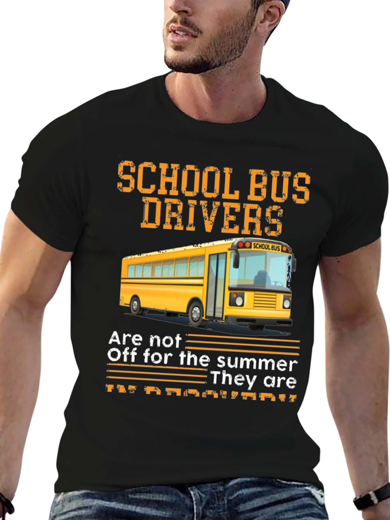 School Bus Driver T-Shirt - Summer Edition