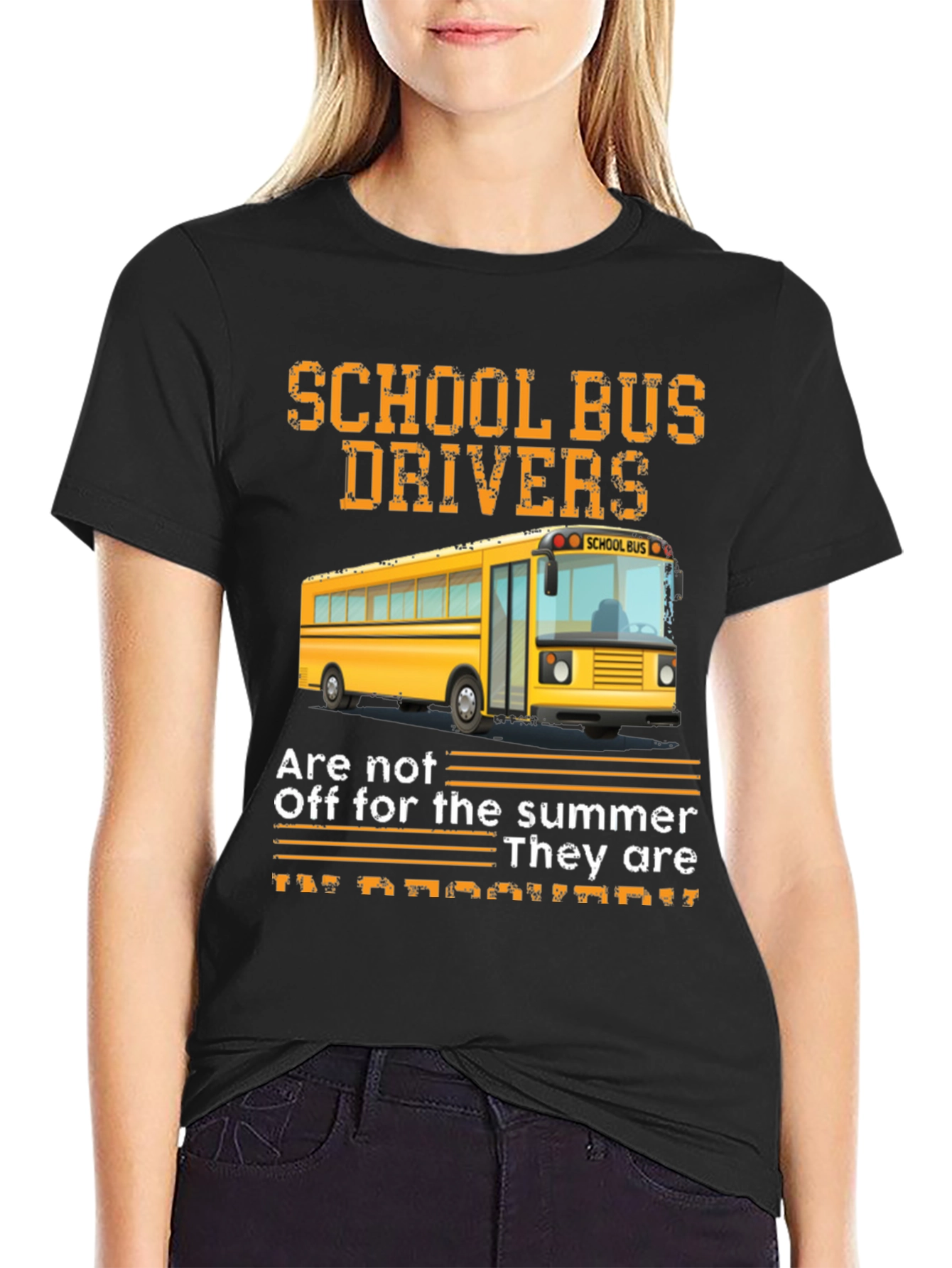 School Bus Driver T-Shirt - Summer Edition
