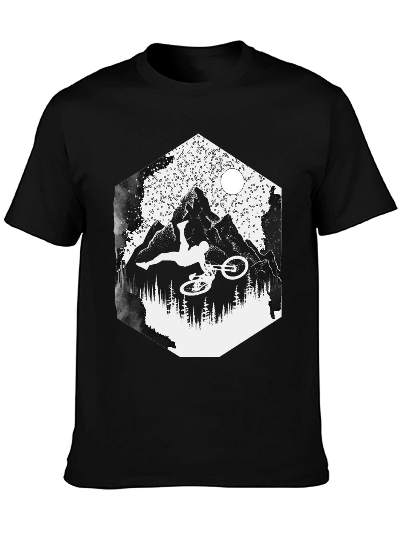 Mountain Bike Stunt Graphic T-Shirt