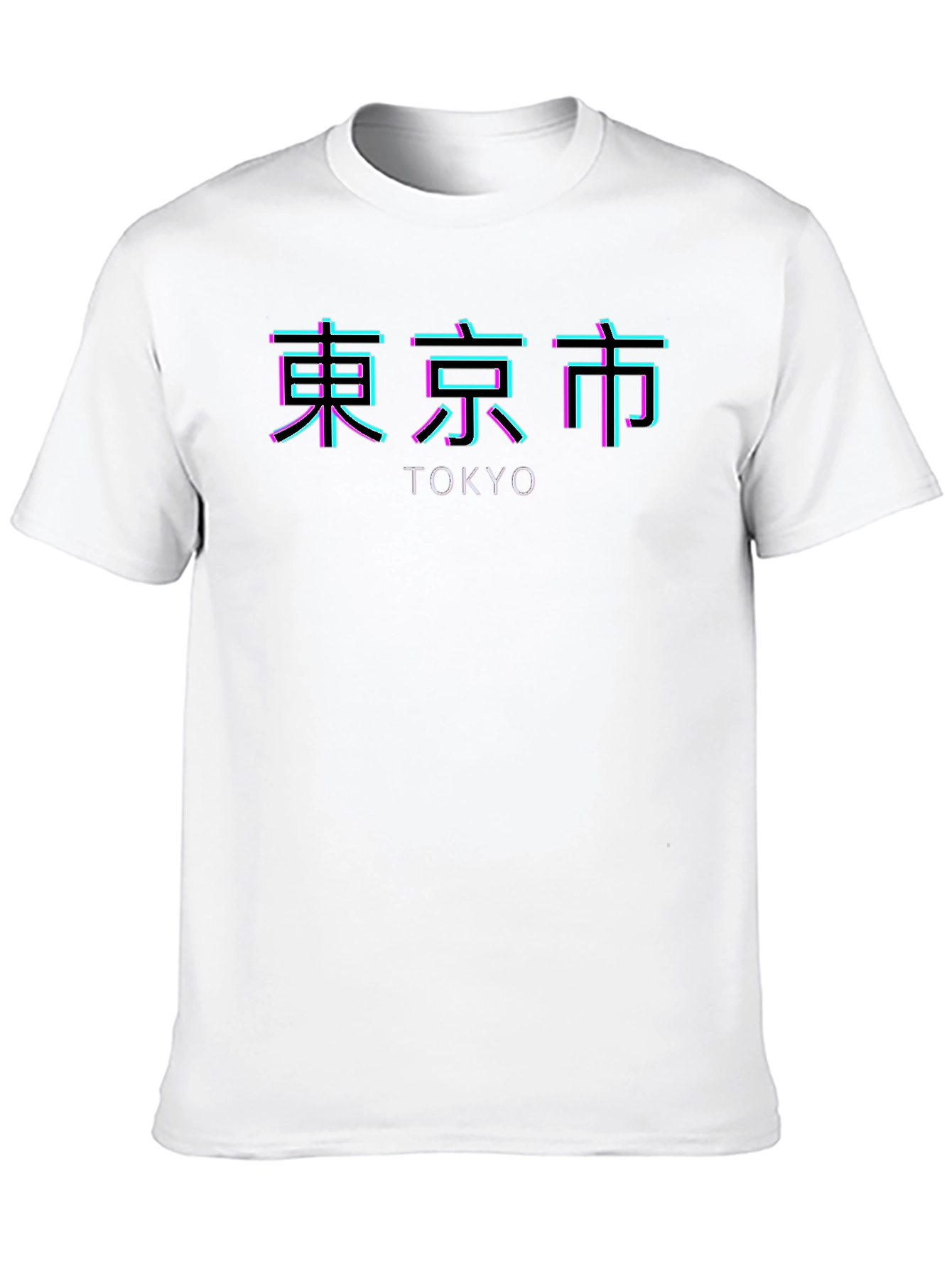Tokyo Neon Graphic Black T-Shirt