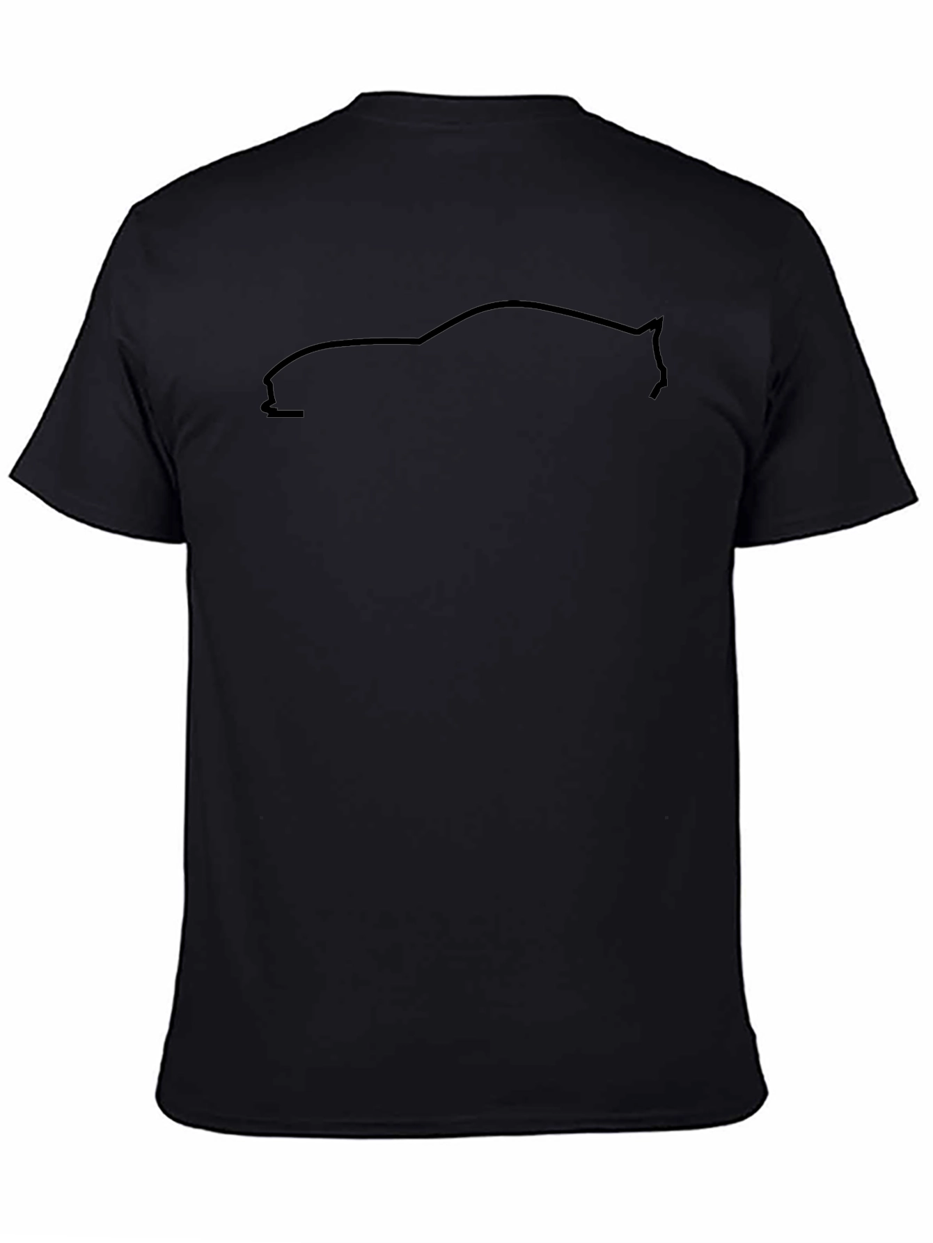 Black Car Silhouette T-Shirt