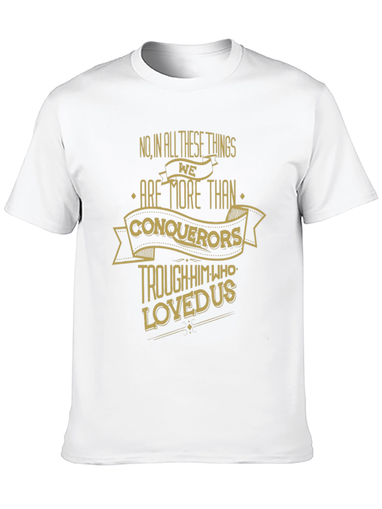 More Than Conquerors Black T-Shirt