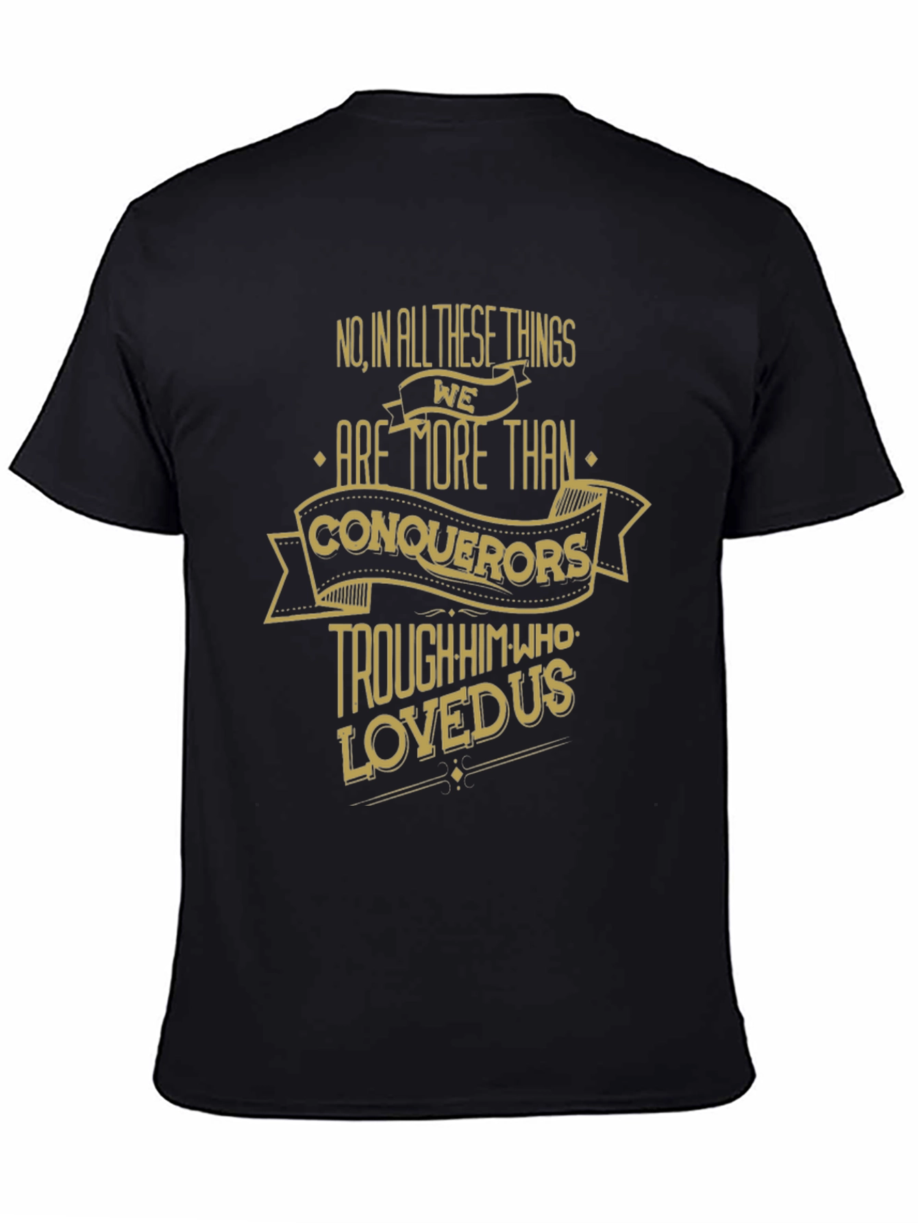 More Than Conquerors Black T-Shirt