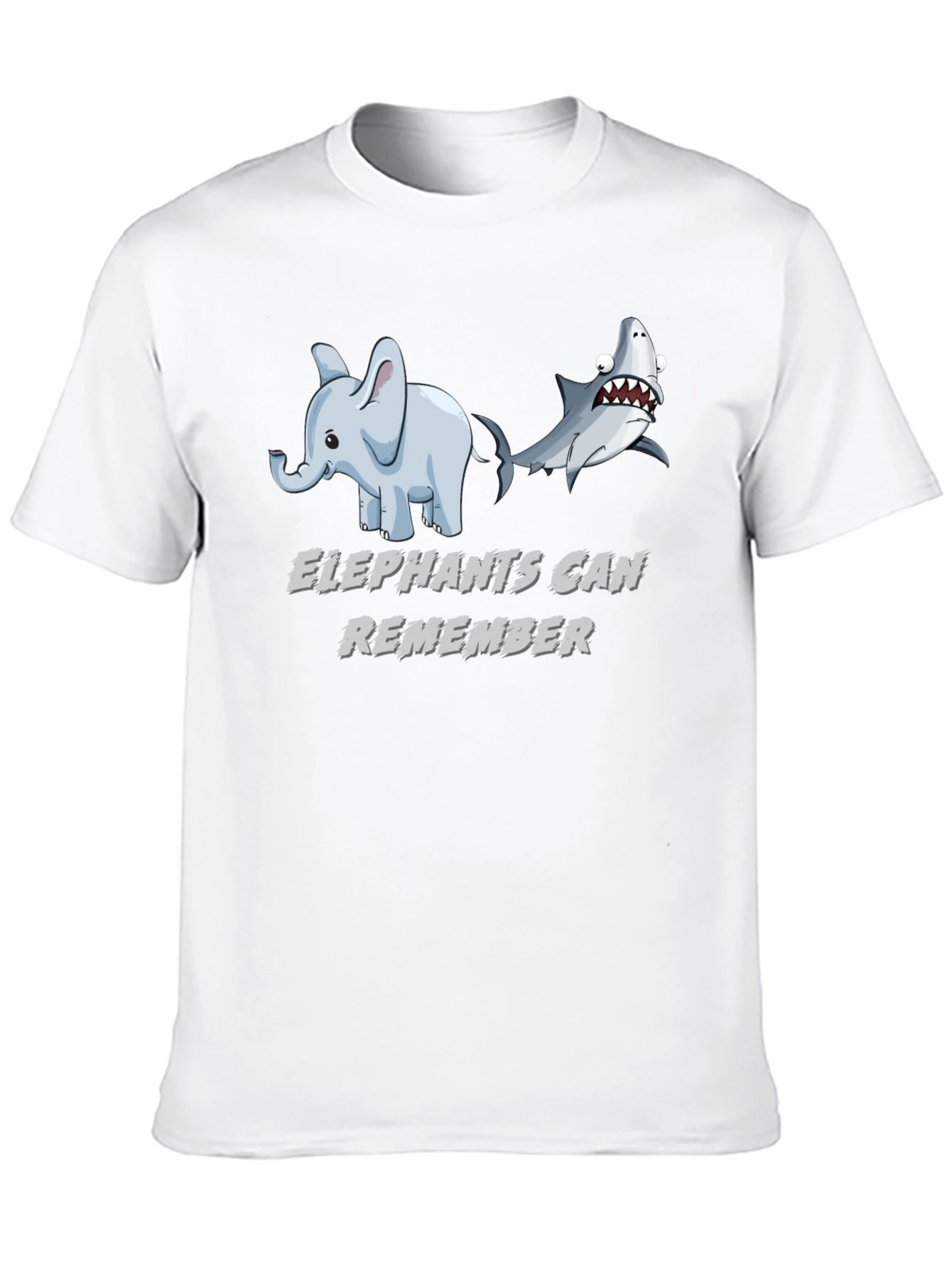 Funny Elephants Can Remember Graphic T-Shirt
