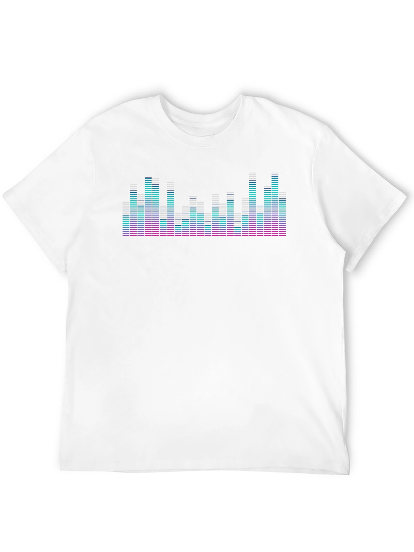 Sound Wave Graphic Tee - Black
