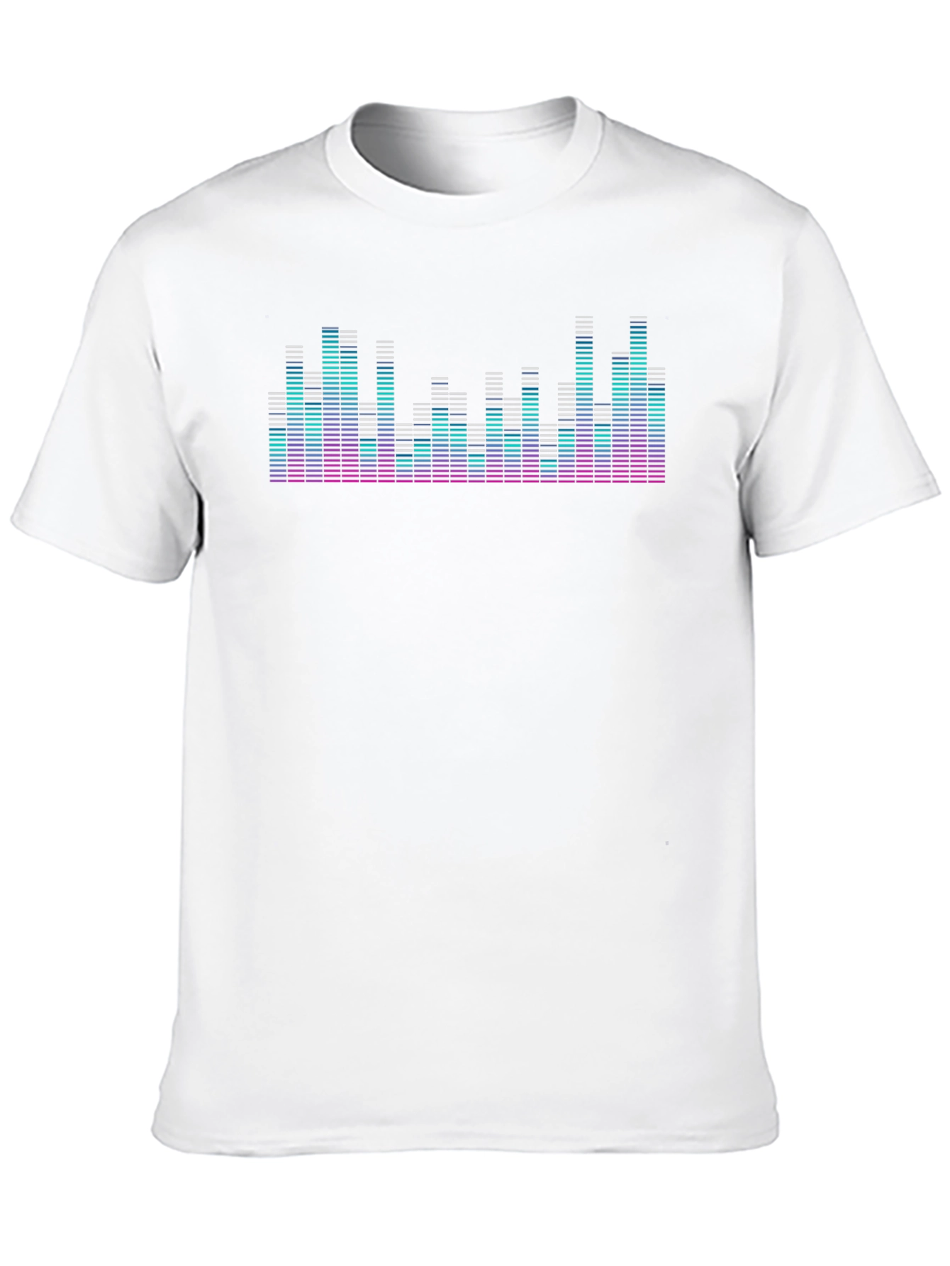 Sound Wave Graphic Tee - Black