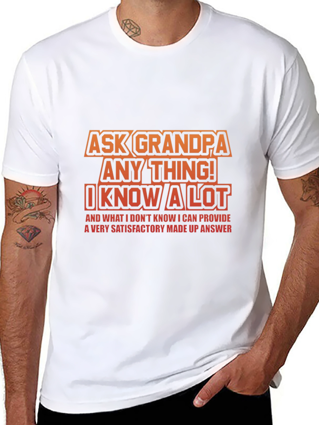 Ask Grandpa Anything! Novelty T-Shirt