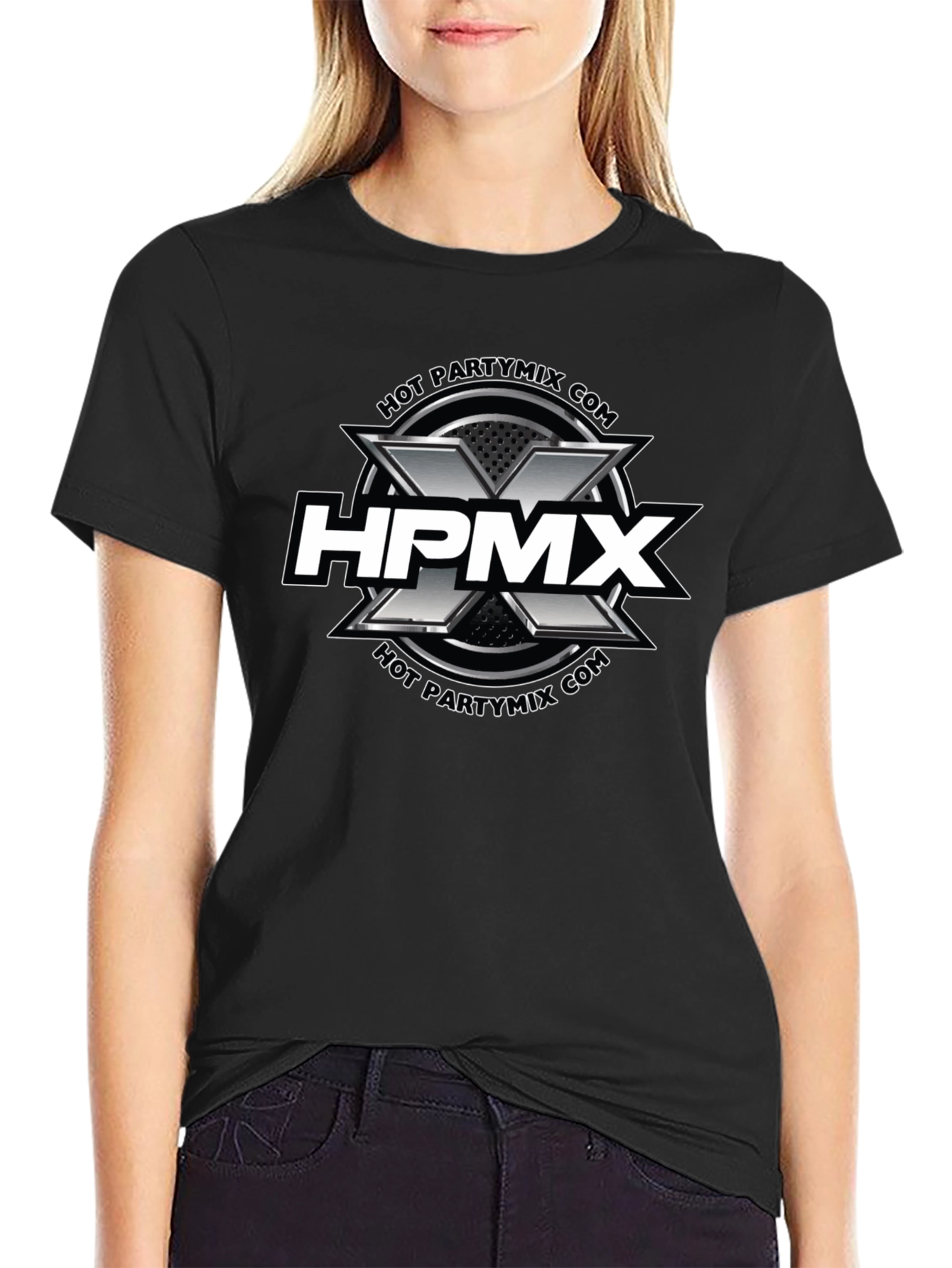 HPMX Hot Party Mix Black Graphic Tee