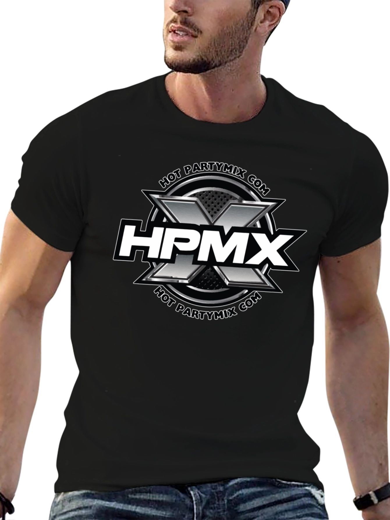 HPMX Hot Party Mix Black Graphic Tee