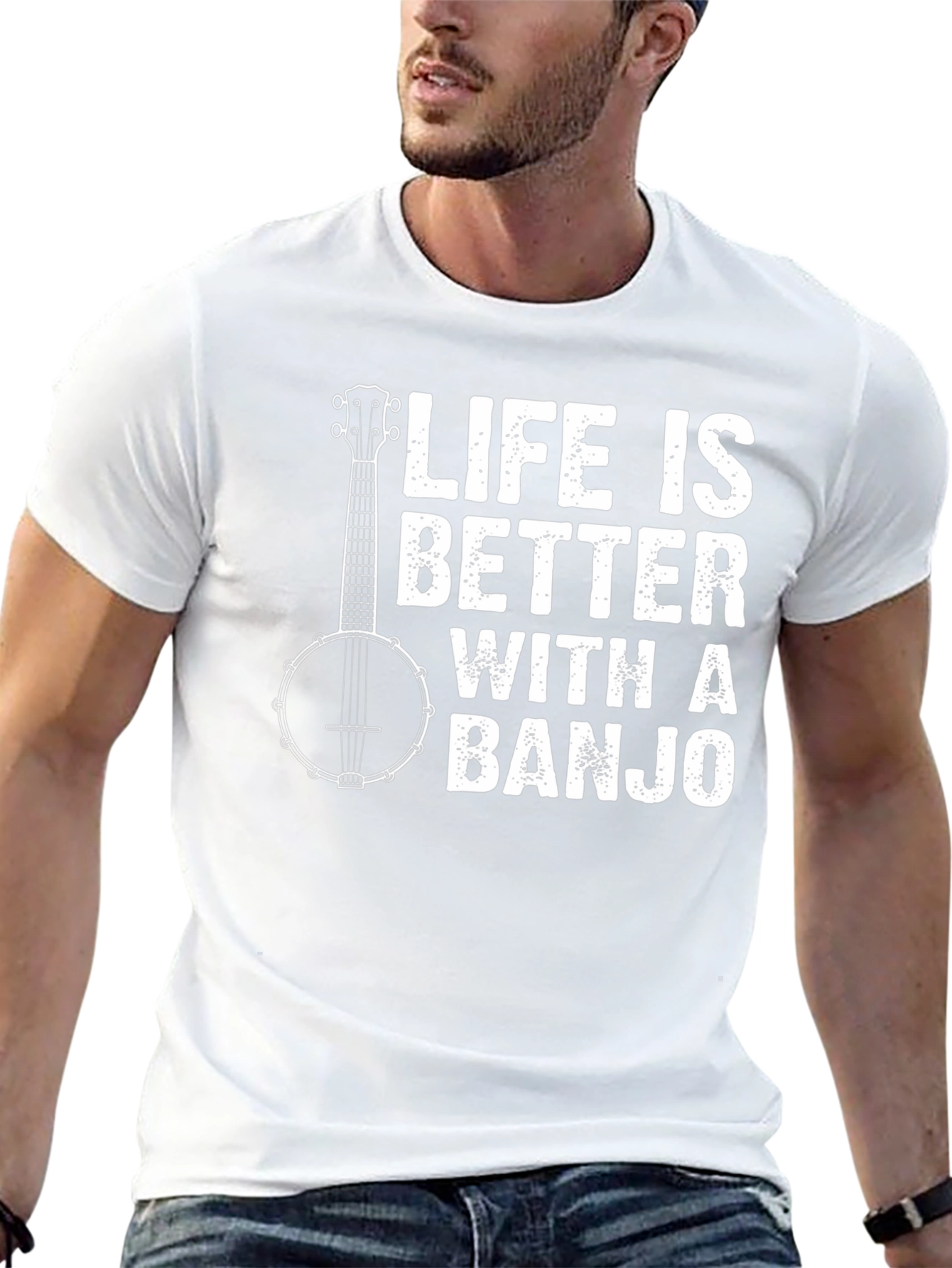 Life is Better with a Banjo T-Shirt