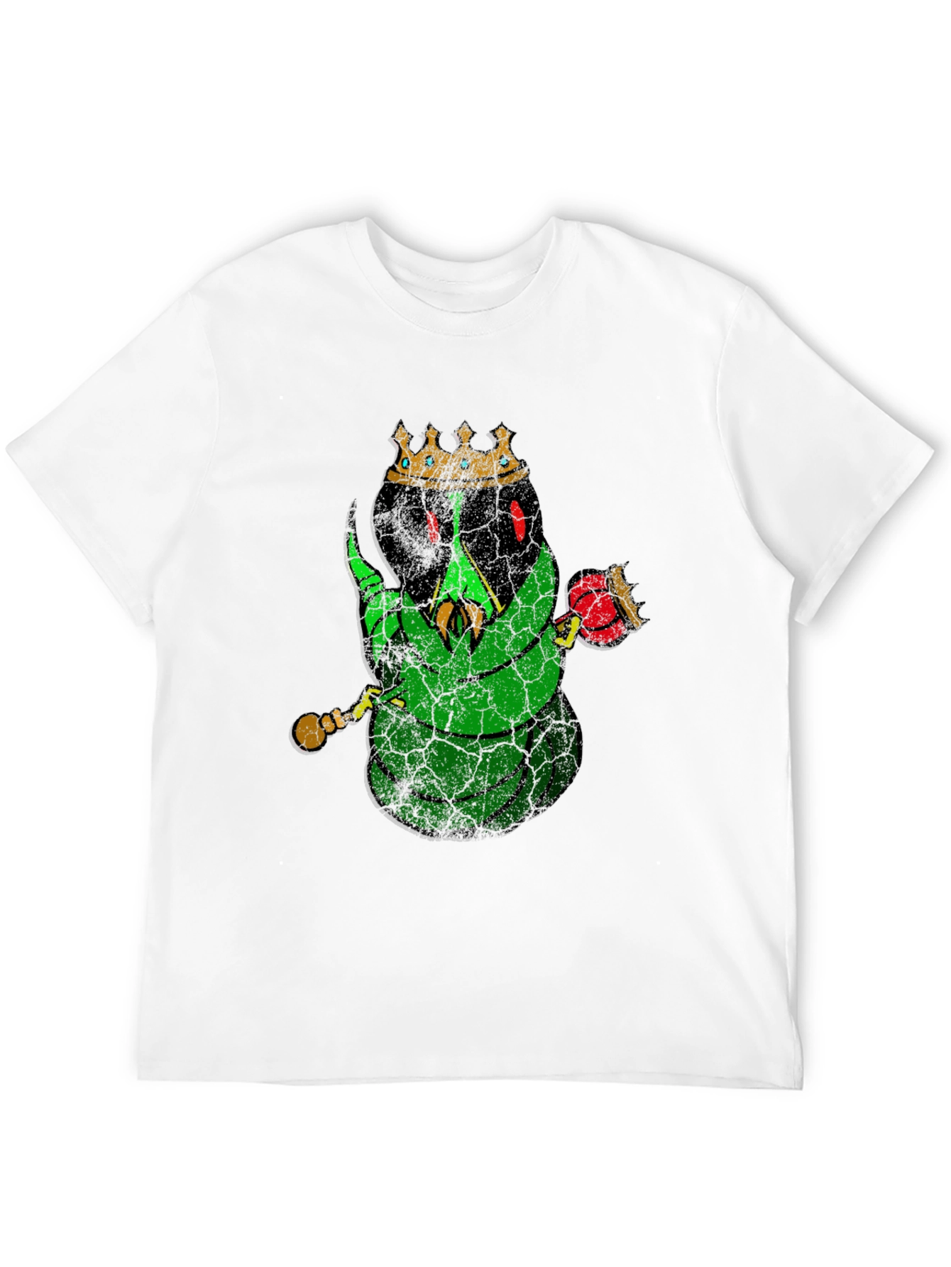 King Worm Graphic Print Tee - Unique Style