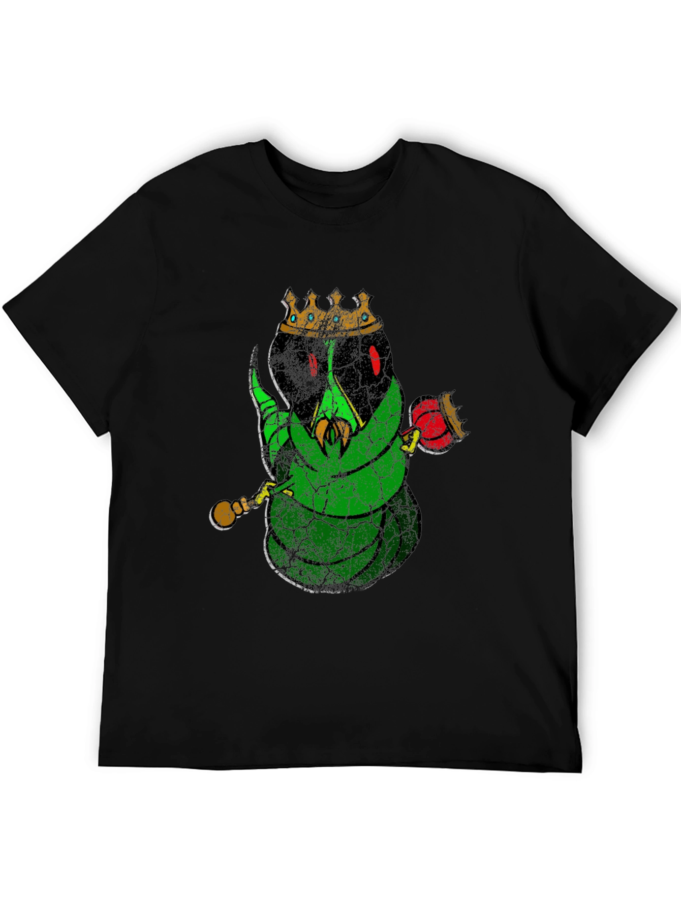 King Worm Graphic Print Tee - Unique Style