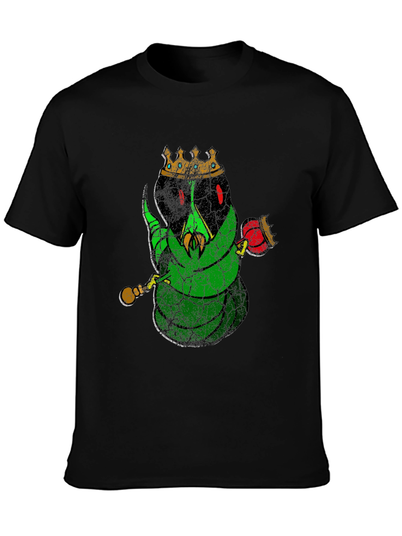 King Worm Graphic Print Tee - Unique Style