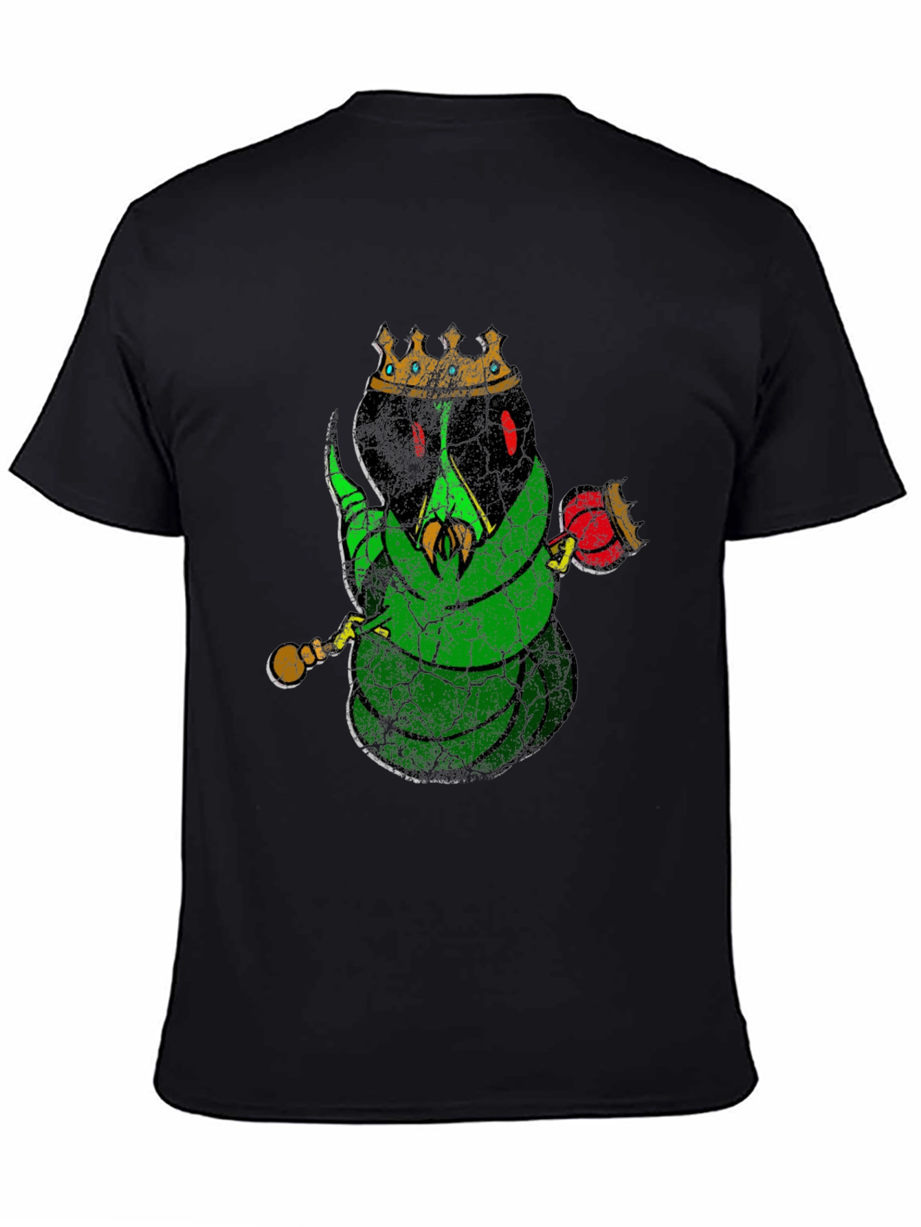 King Worm Graphic Print Tee - Unique Style