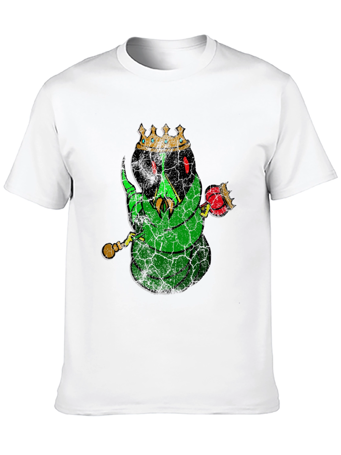 King Worm Graphic Print Tee - Unique Style