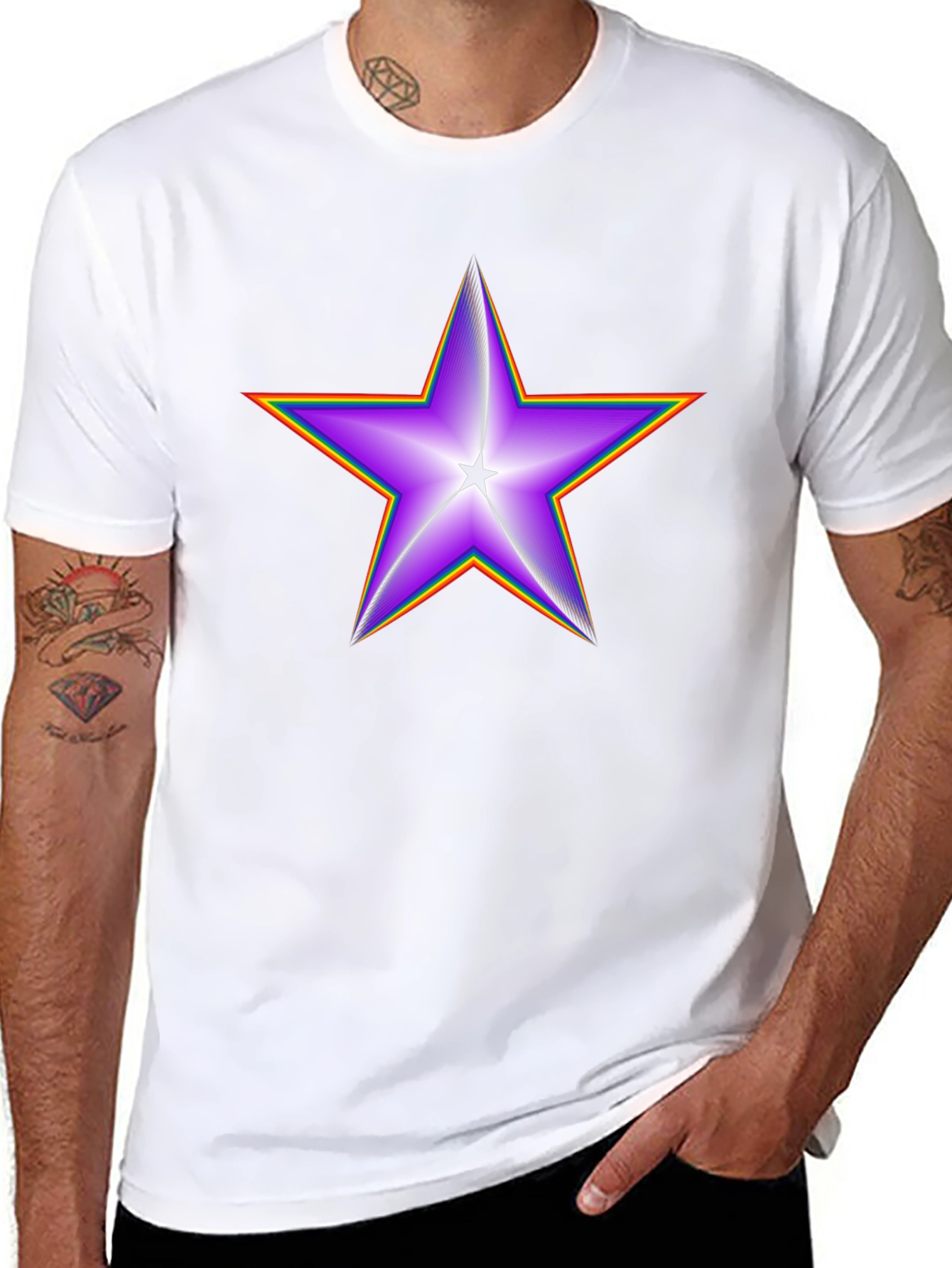 Star Graphic Black T-Shirt