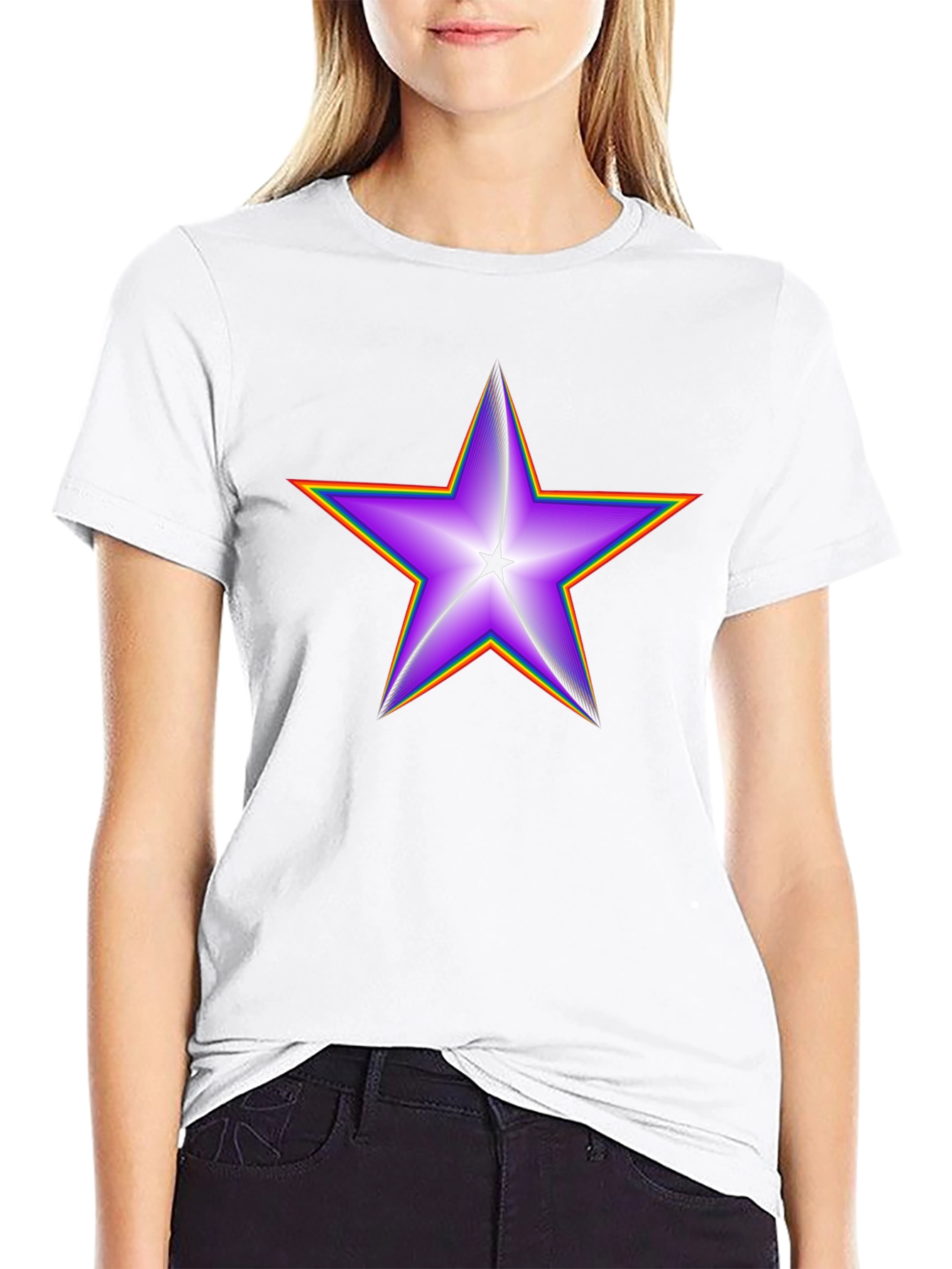 Star Graphic Black T-Shirt