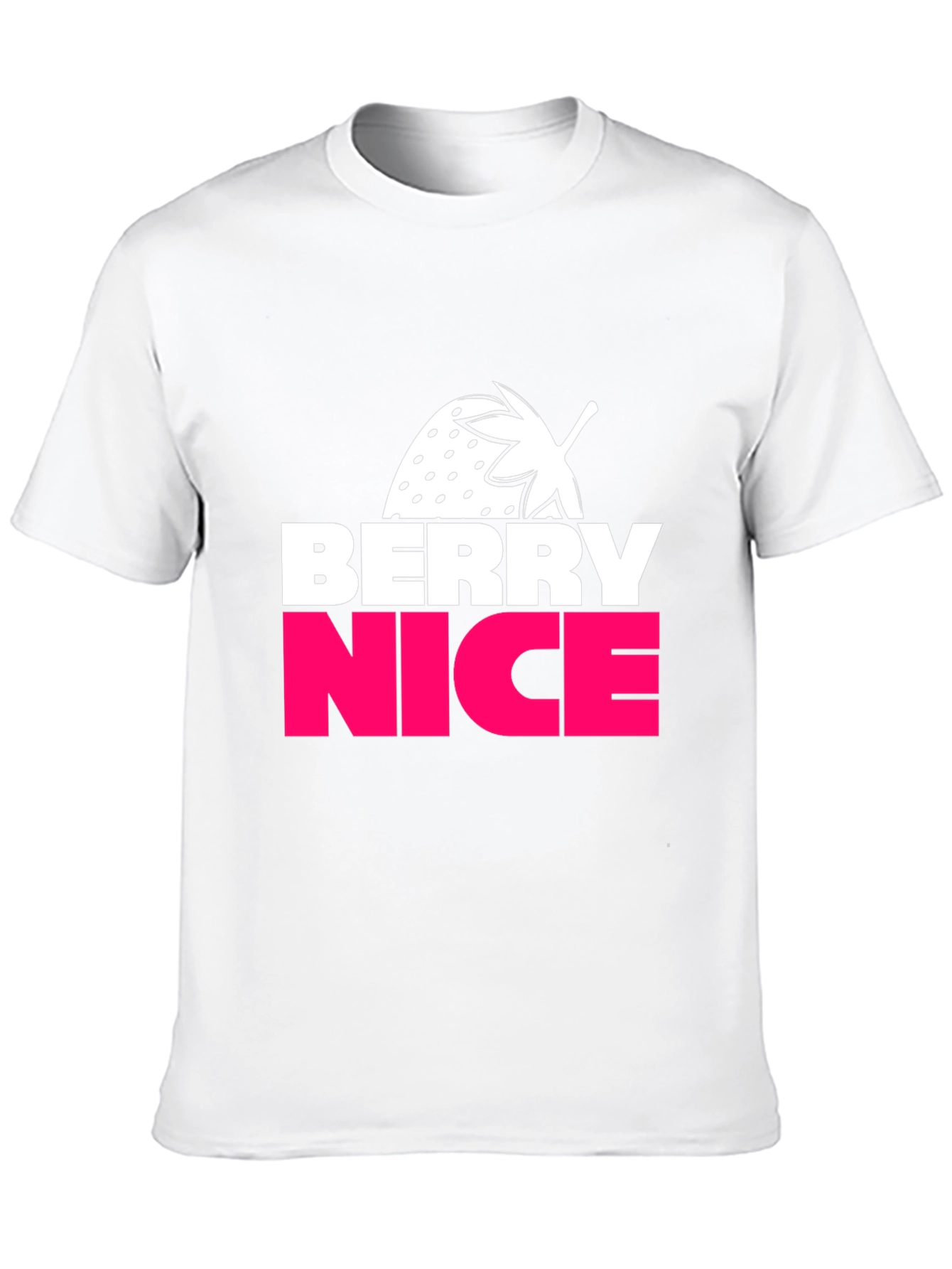 Berry Nice Graphic Tee - Casual Black T-Shirt