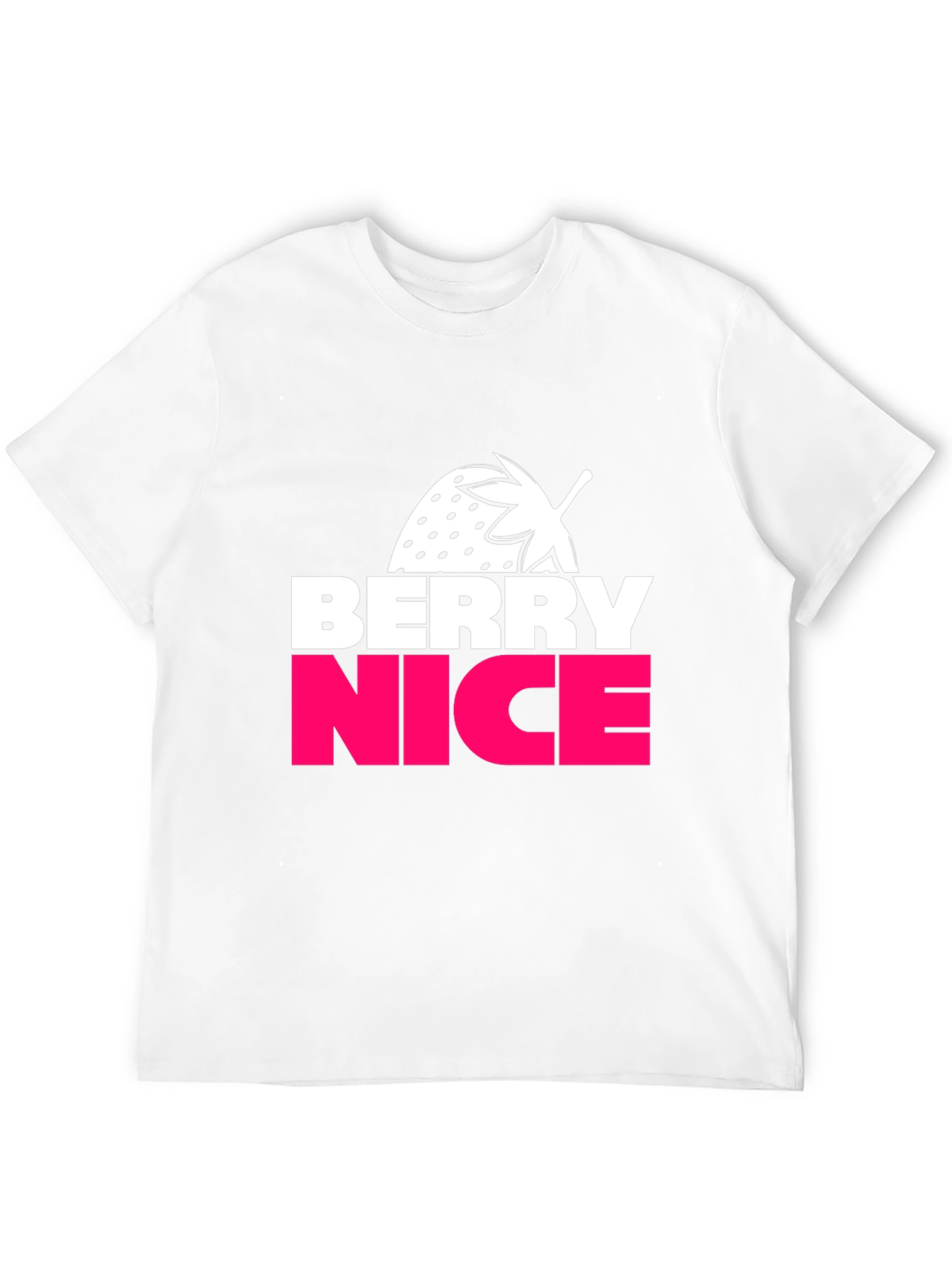 Berry Nice Graphic Tee - Casual Black T-Shirt