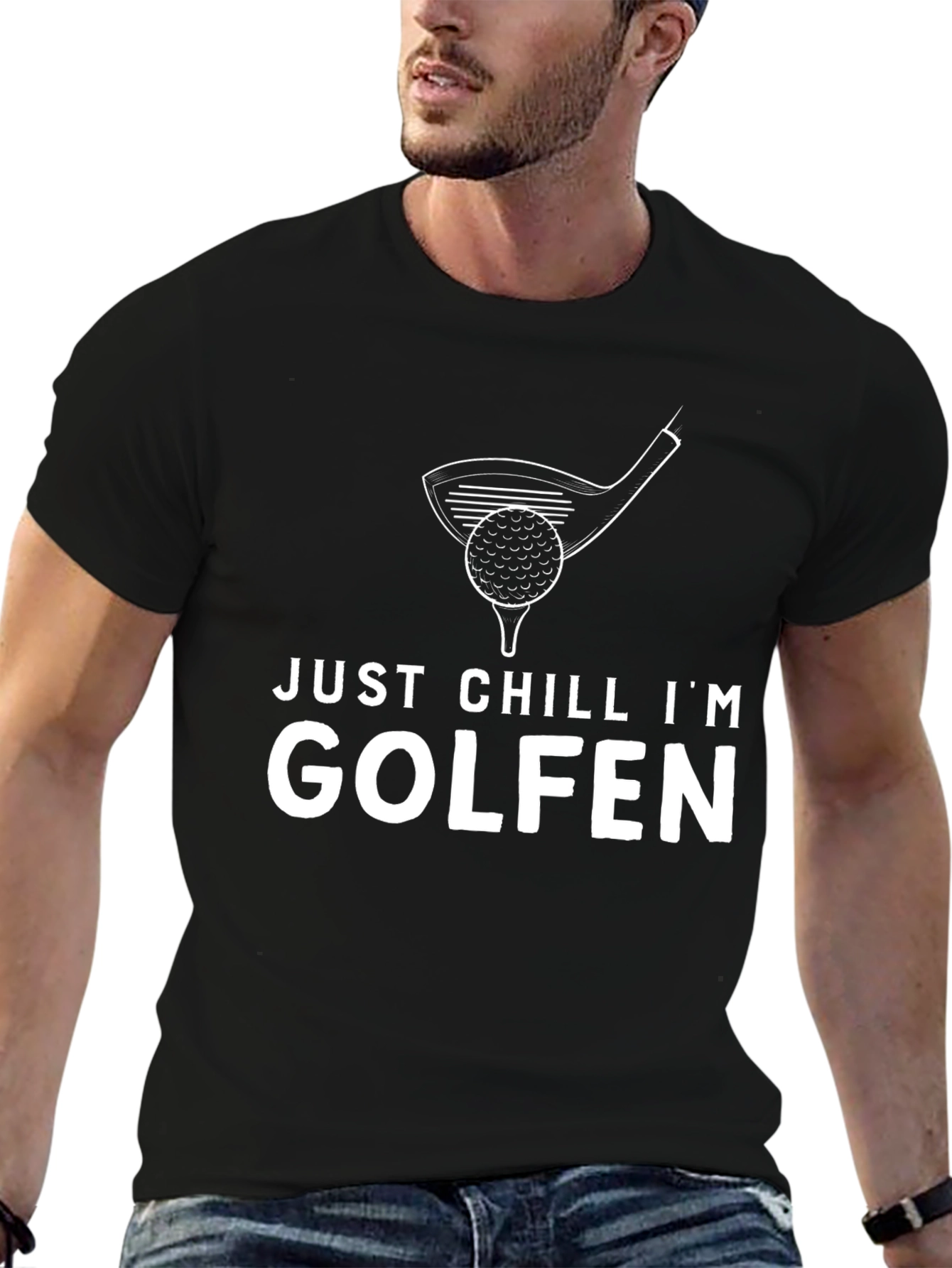 Just Chill Im Golfen T-Shirt