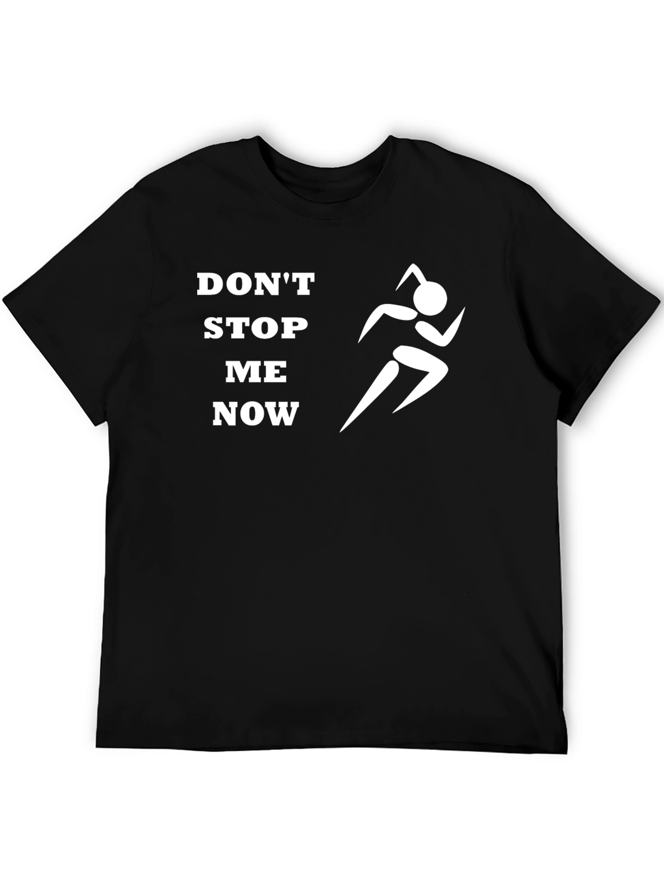 Dont Stop Me Now Graphic Tee - Black