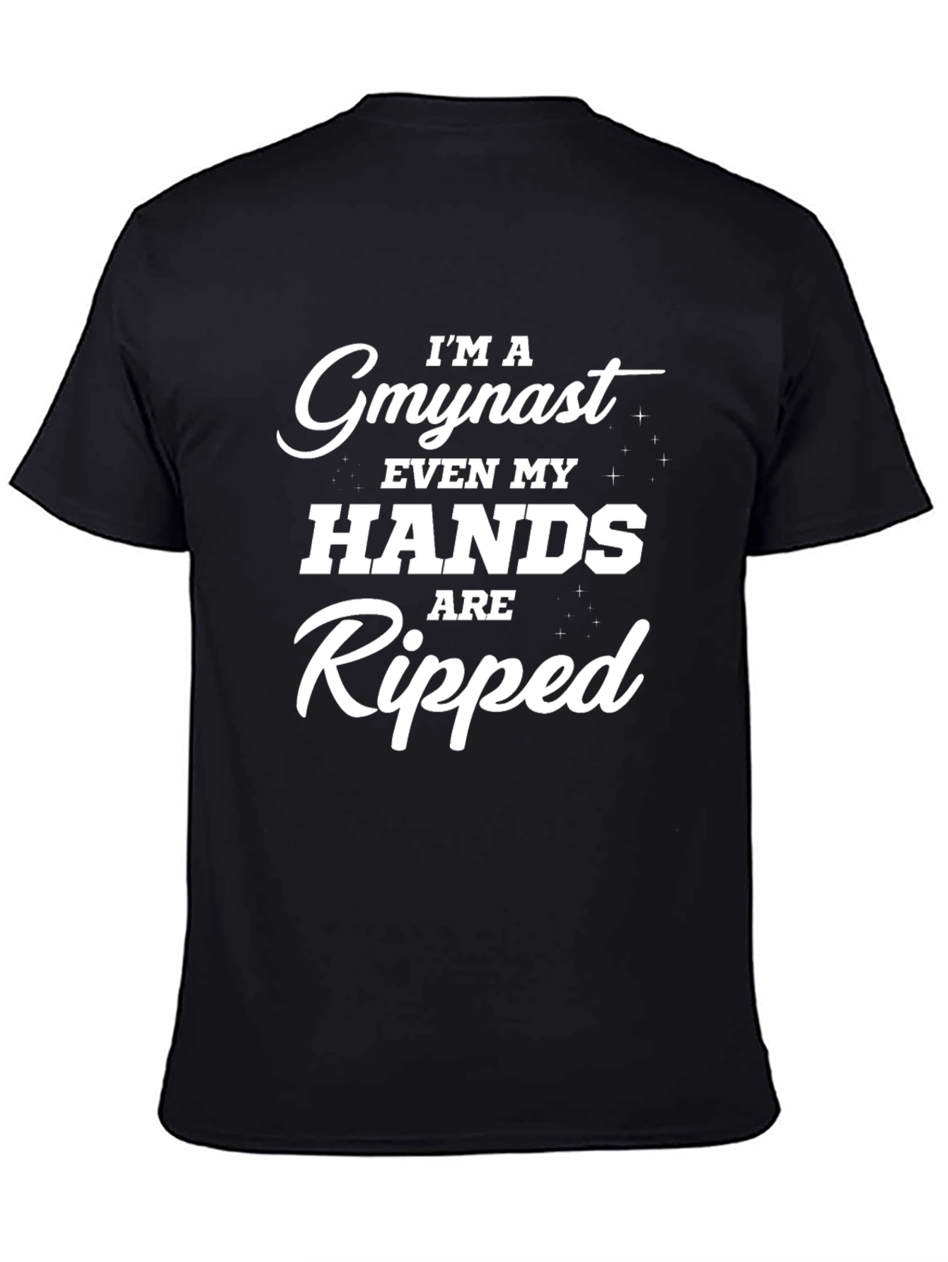 Gymnast Ripped Hands Graphic T-Shirt