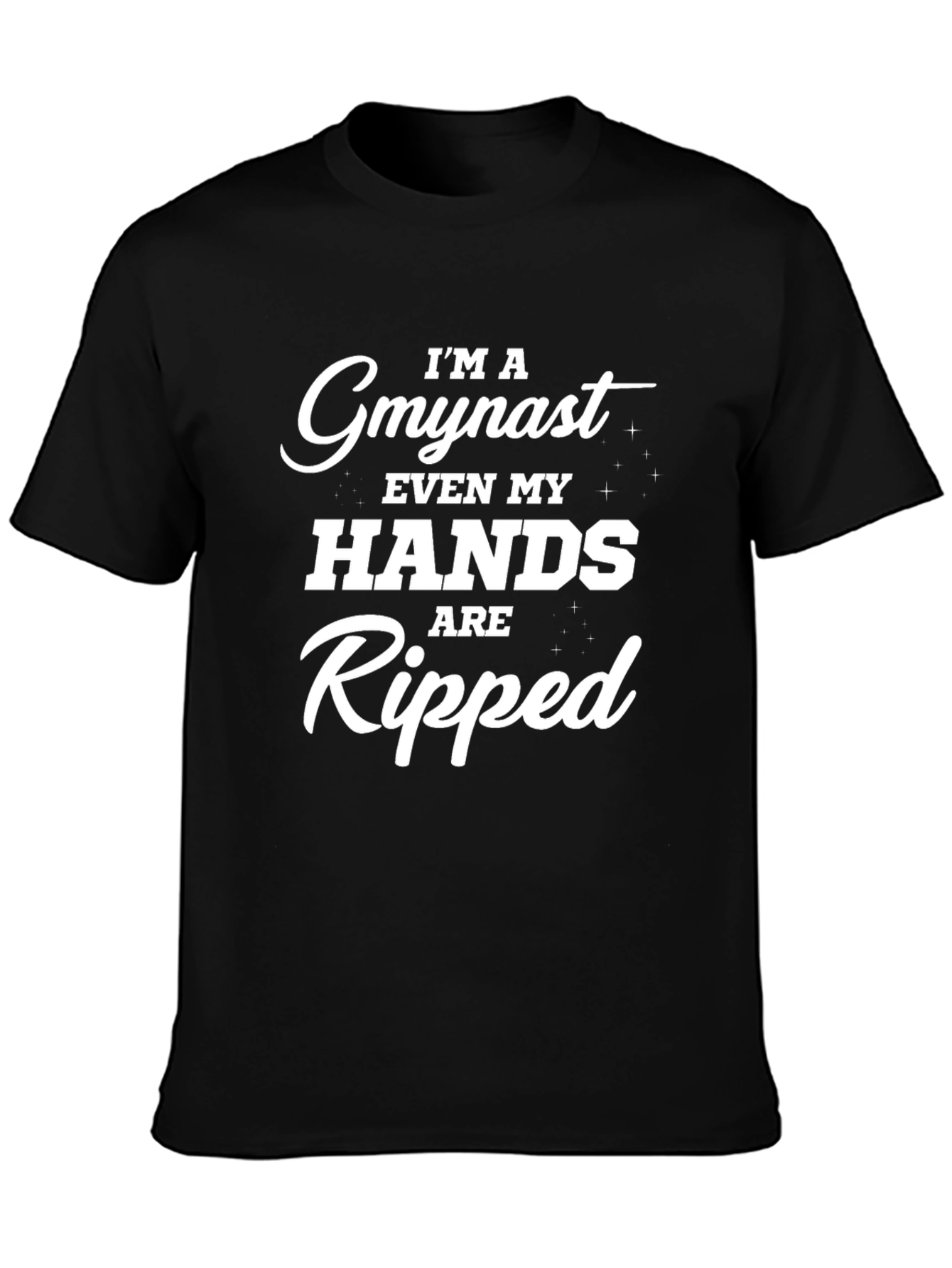 Gymnast Ripped Hands Graphic T-Shirt