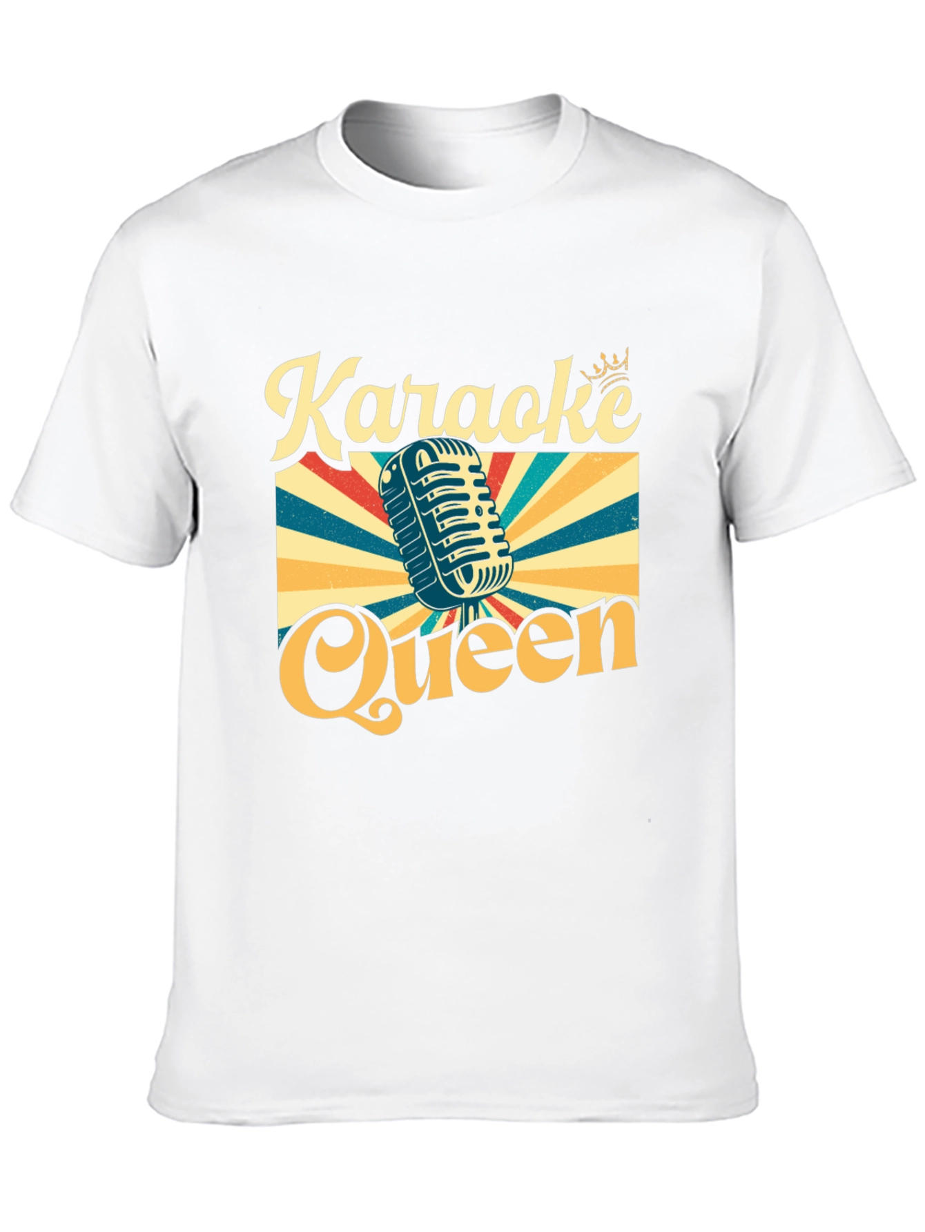 Karaoke Queen T-Shirt - Retro Style Graphic Tee