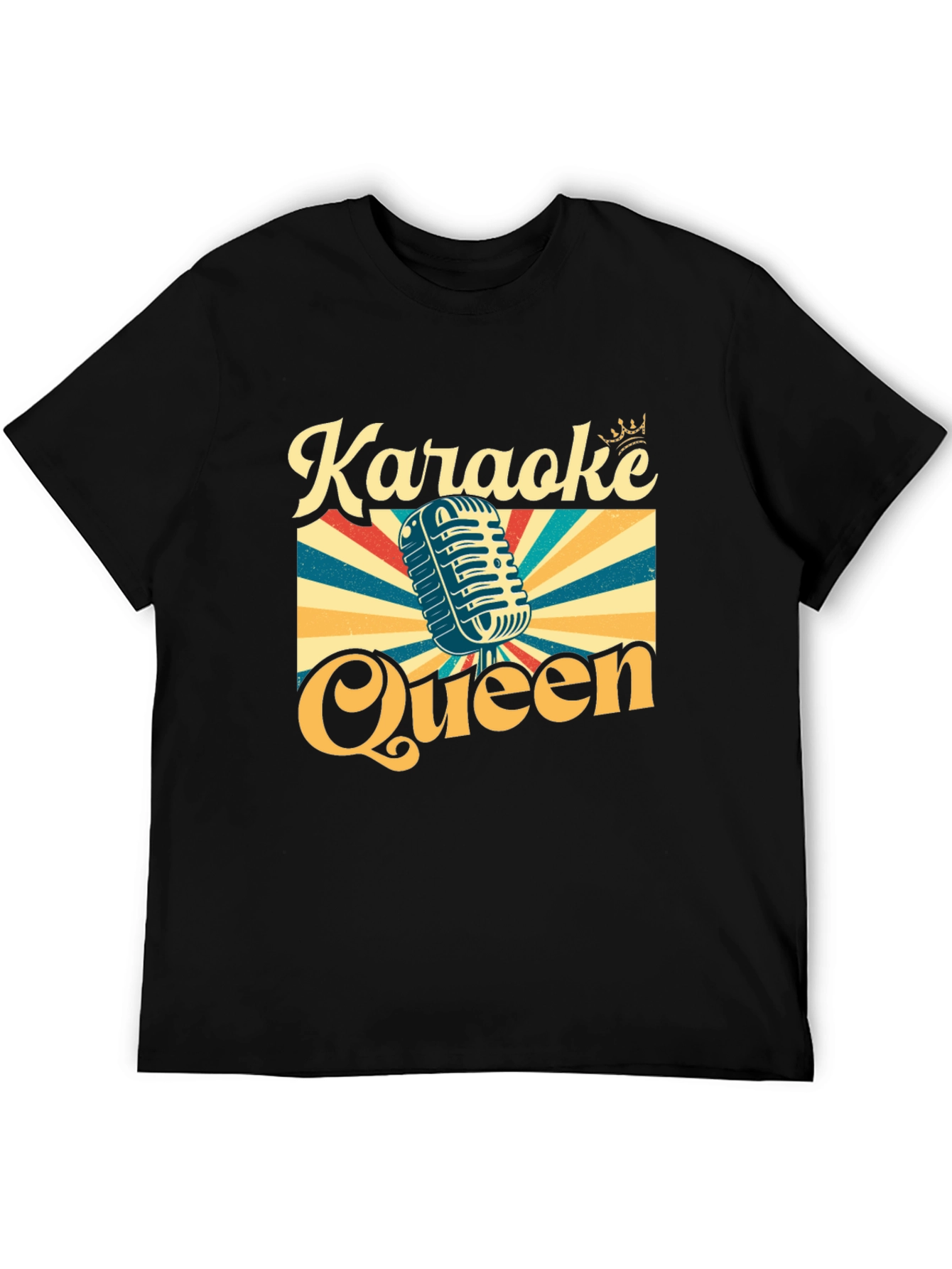 Karaoke Queen T-Shirt - Retro Style Graphic Tee